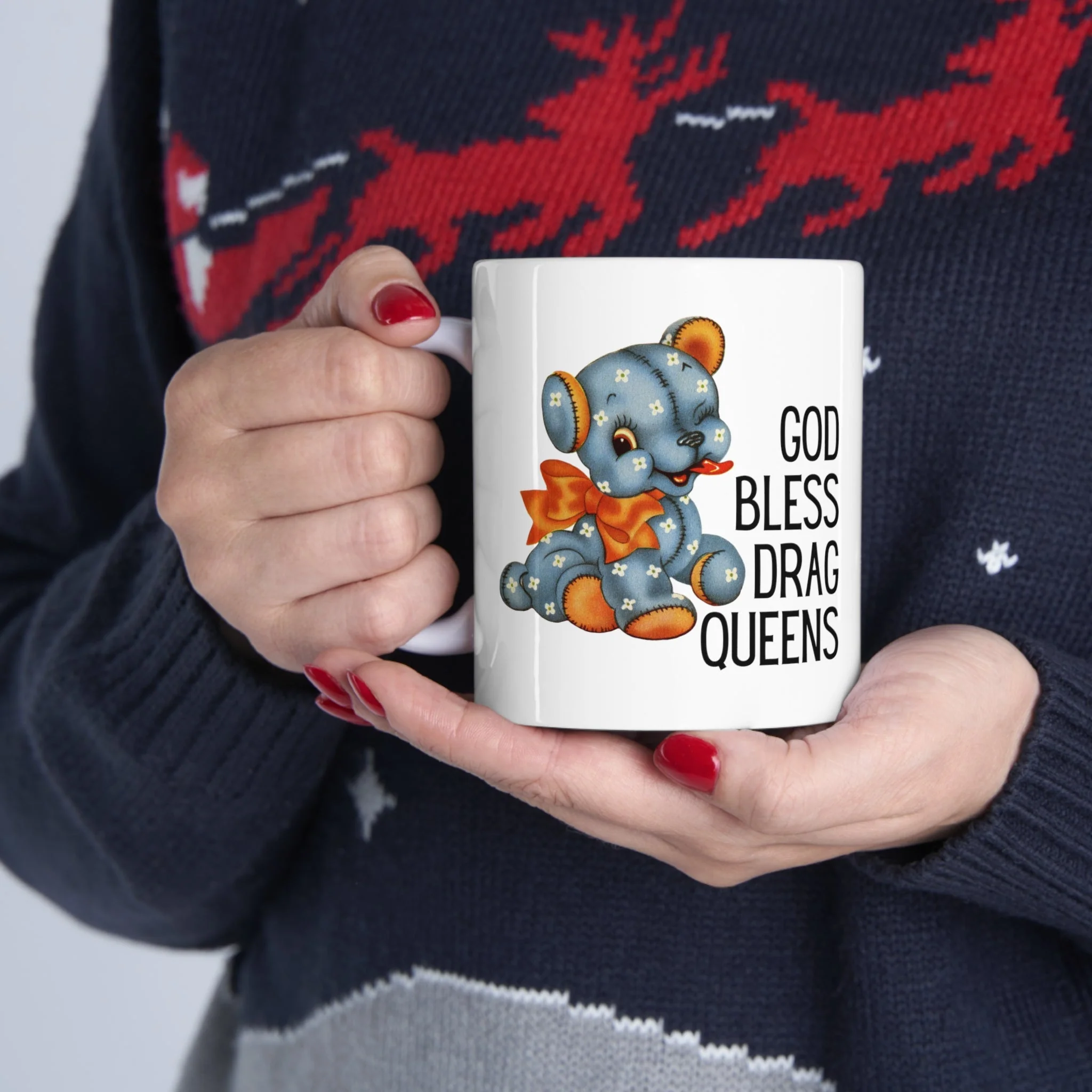 God Bless Drag Queens Ceramic Mug 11oz - Image 12