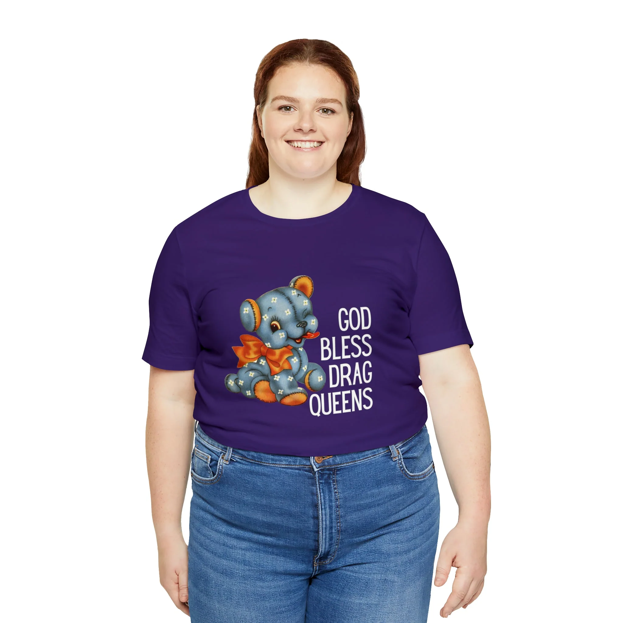 God Bless Drag Queens Jersey Short Sleeve Tee [Multiple Color Options] - Image 110