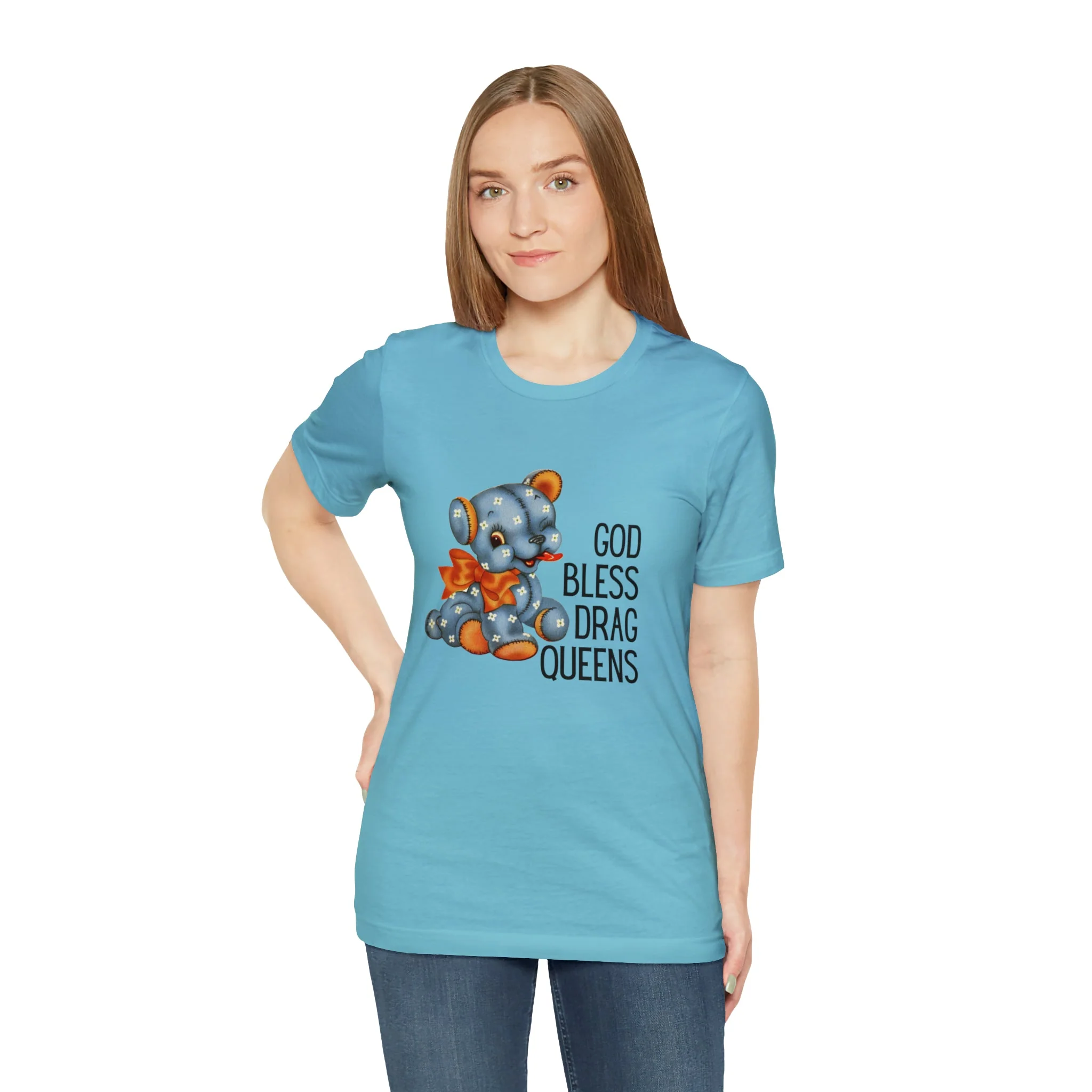 God Bless Drag Queens Jersey Short Sleeve Tee [Multiple Color Options] - Image 119