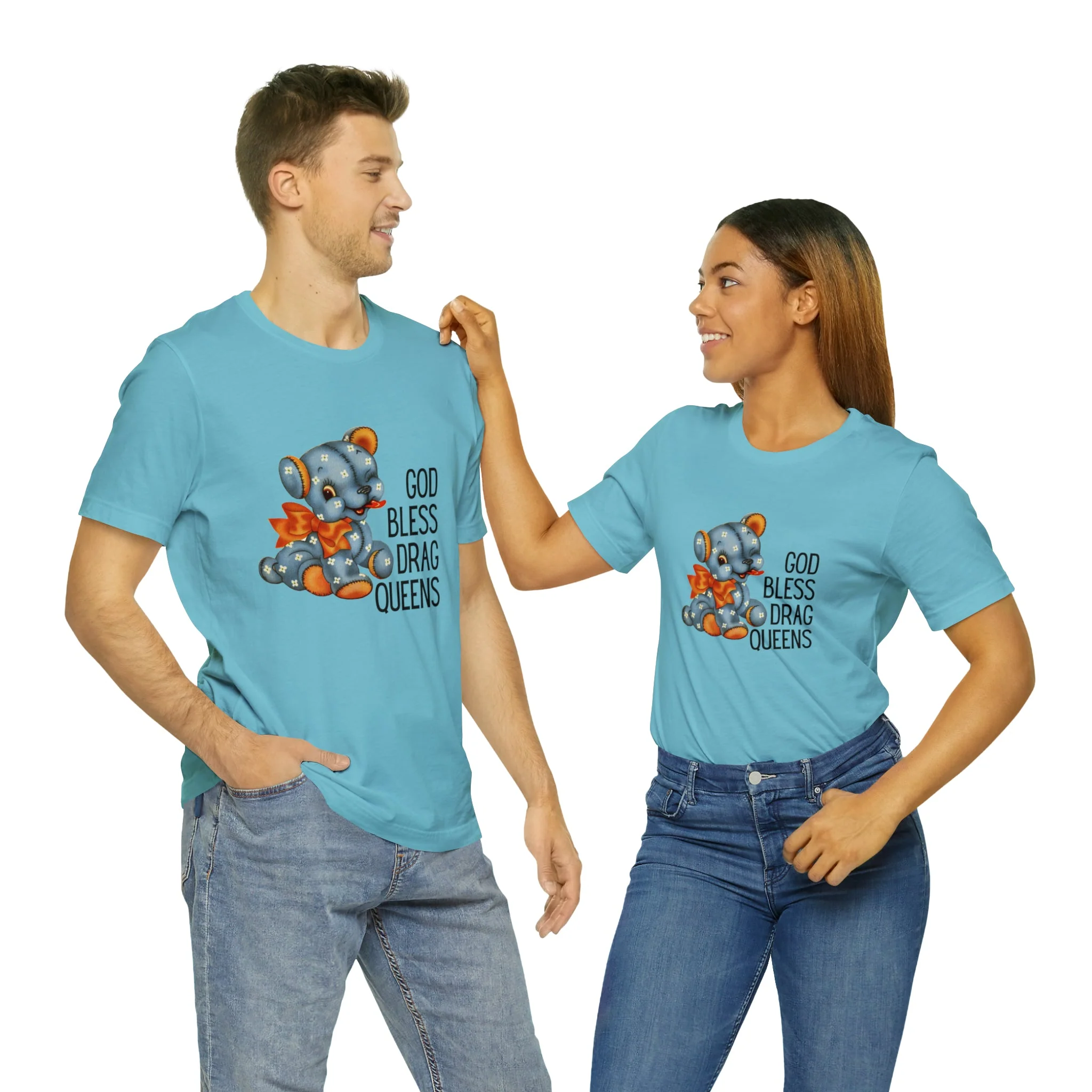 God Bless Drag Queens Jersey Short Sleeve Tee [Multiple Color Options] - Image 123
