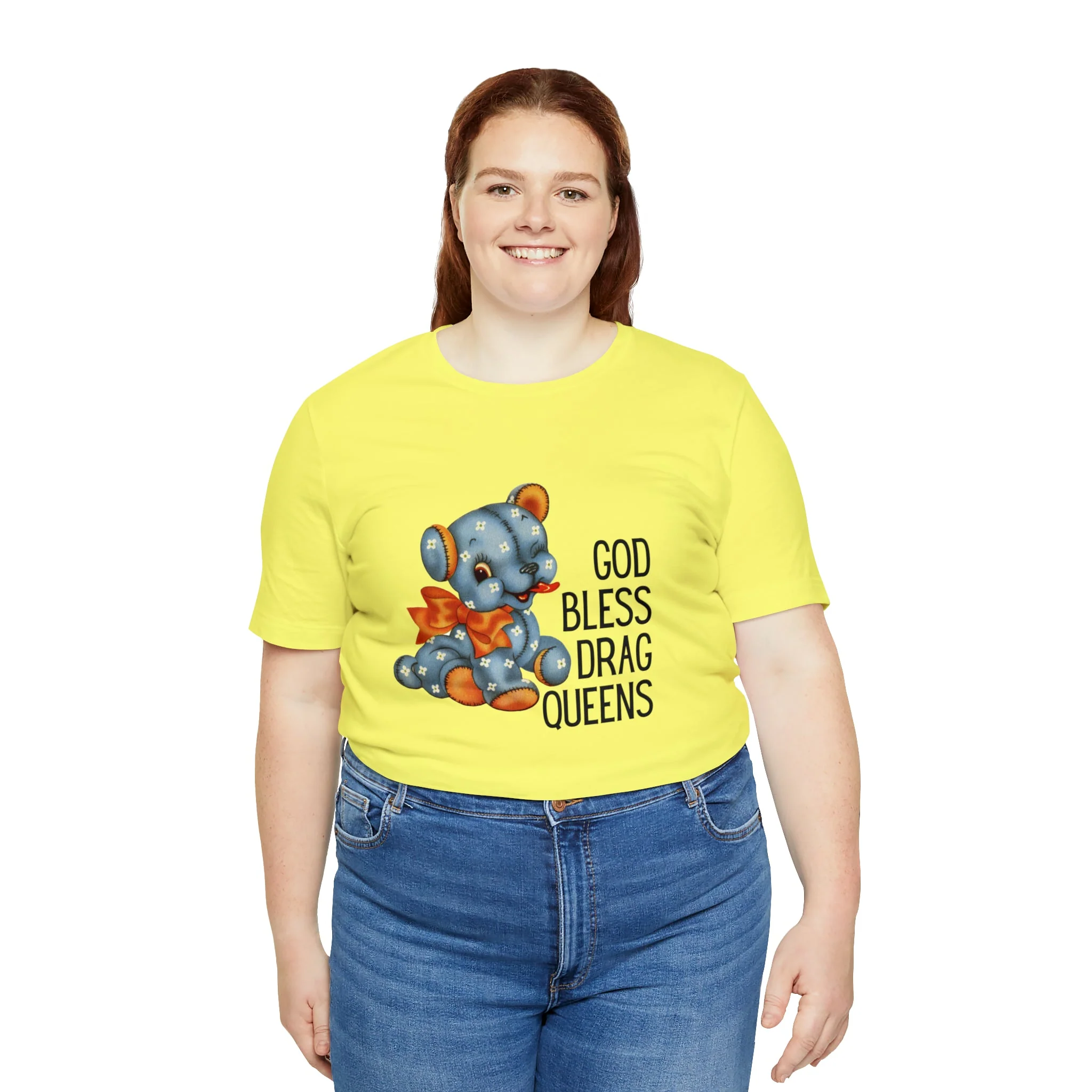 God Bless Drag Queens Jersey Short Sleeve Tee [Multiple Color Options] - Image 132