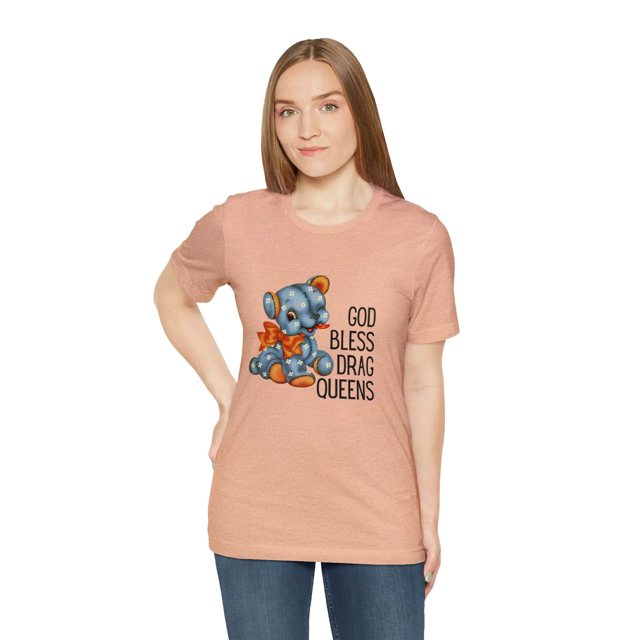 God Bless Drag Queens Jersey Short Sleeve Tee [Multiple Color Options] - Image 141