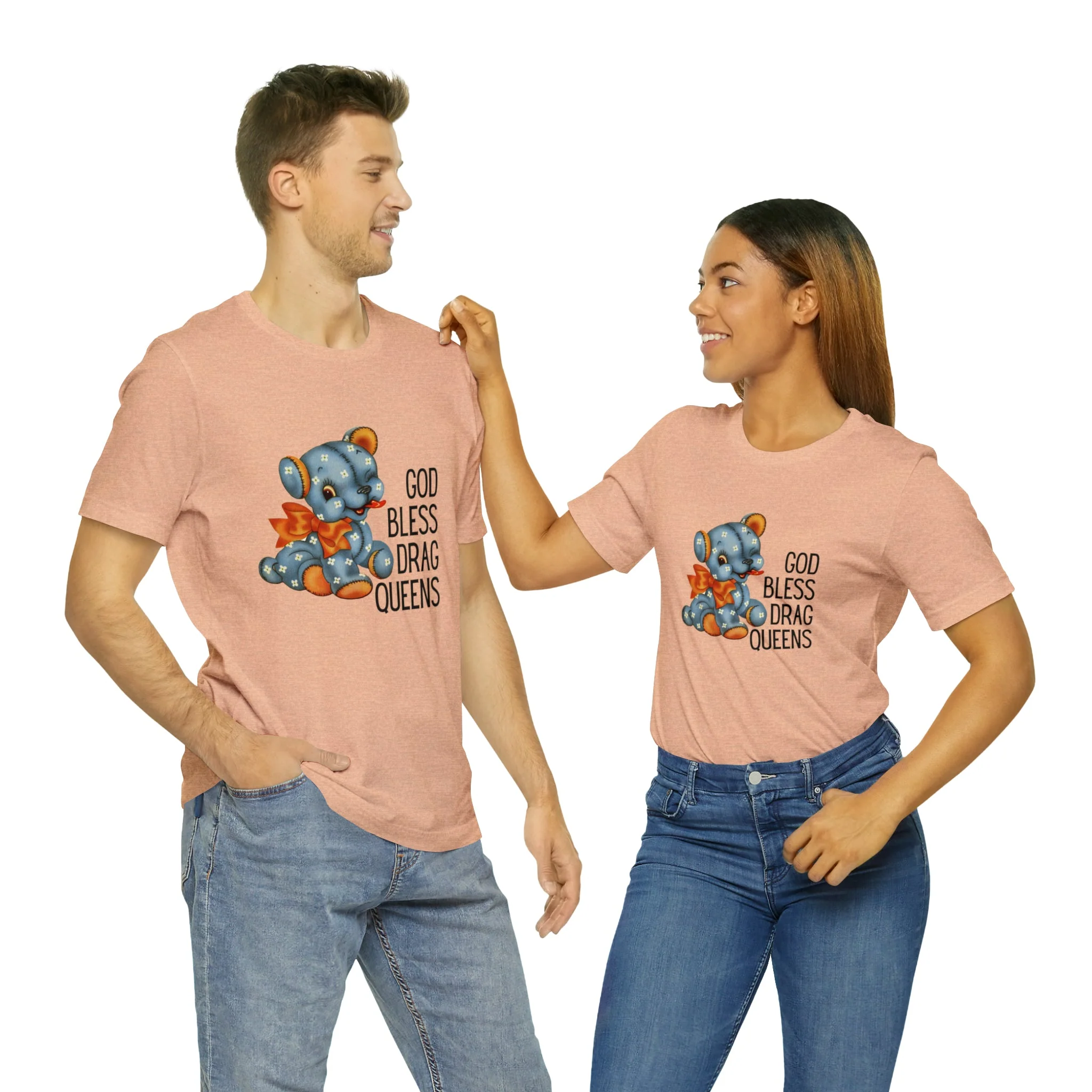 God Bless Drag Queens Jersey Short Sleeve Tee [Multiple Color Options] - Image 145