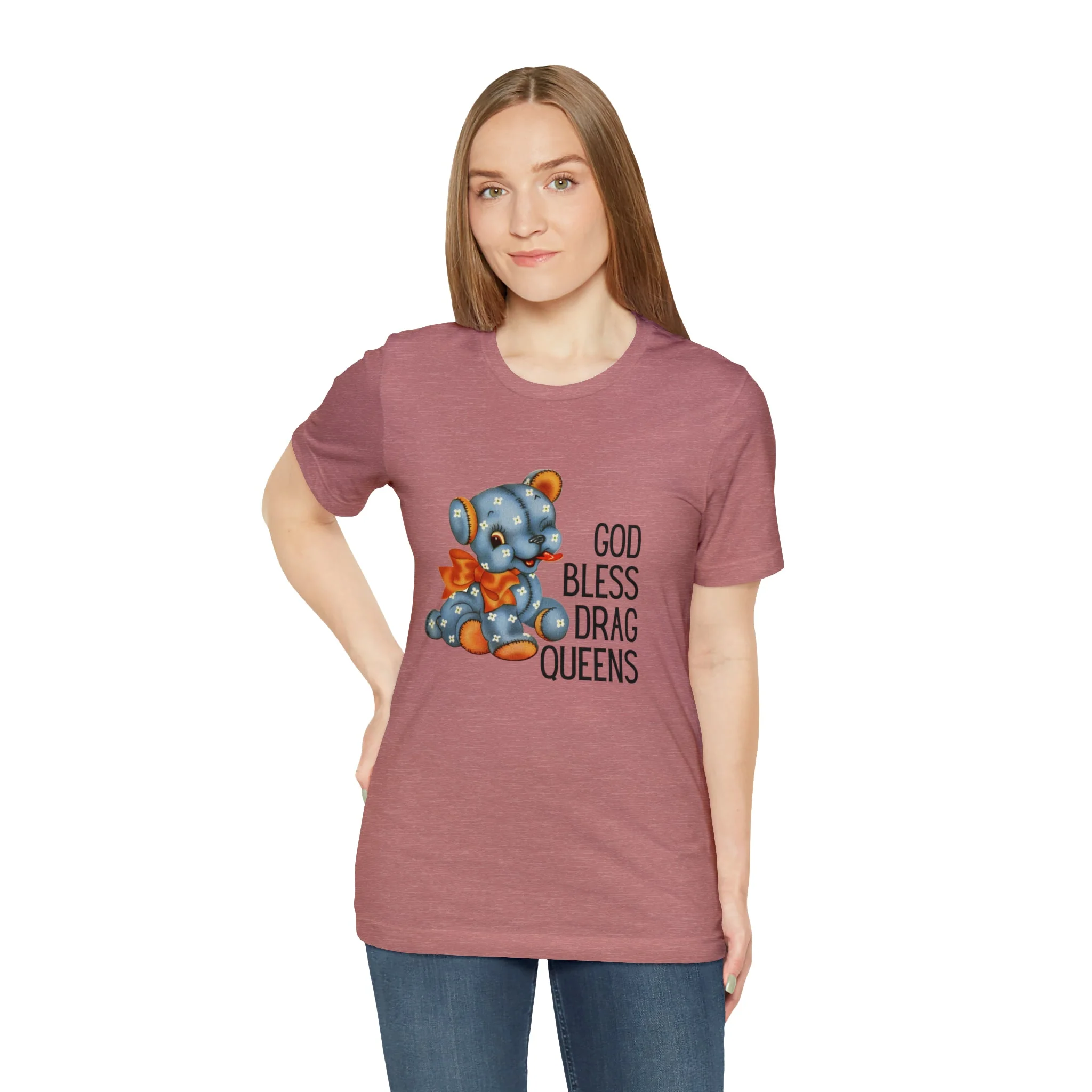 God Bless Drag Queens Jersey Short Sleeve Tee [Multiple Color Options] - Image 163