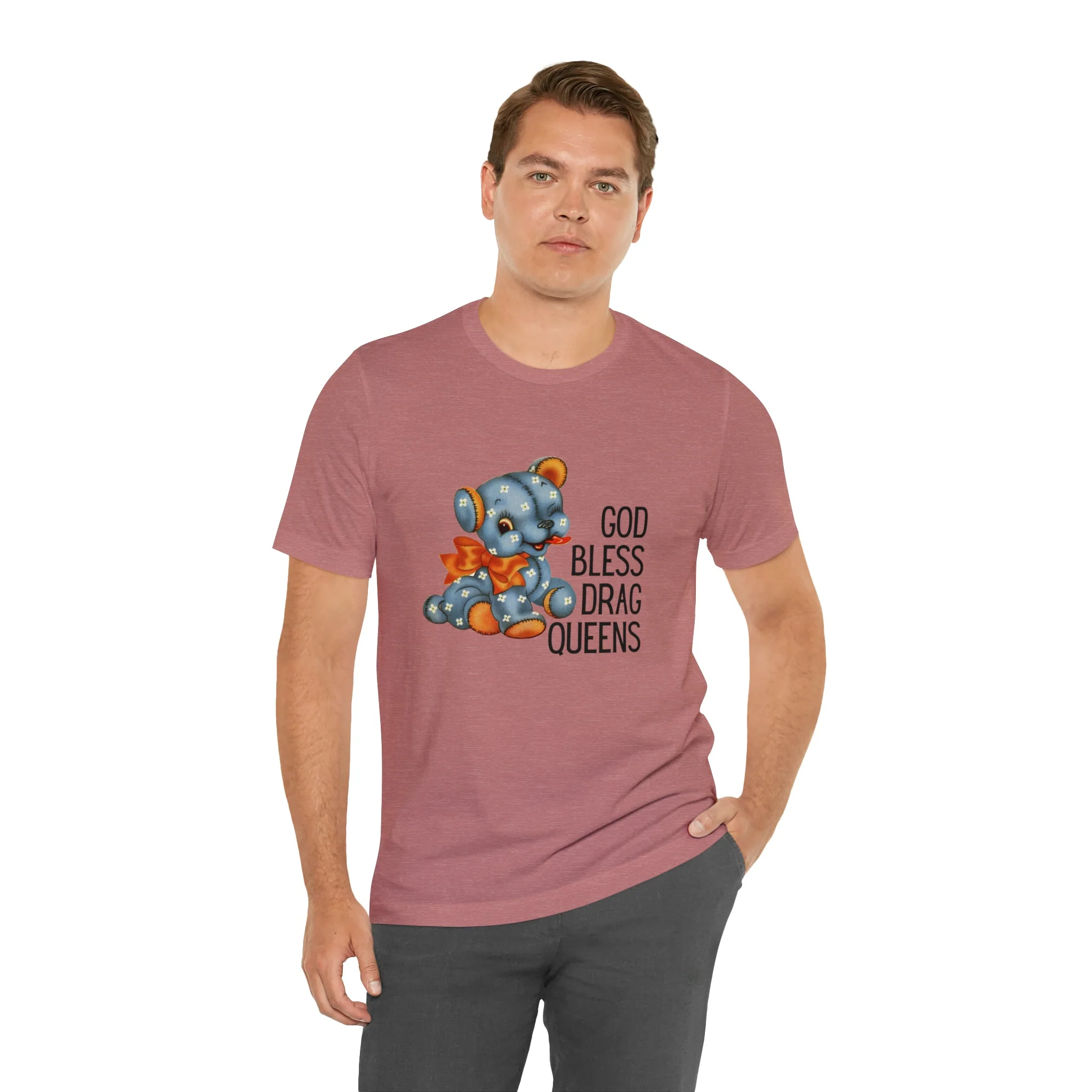 God Bless Drag Queens Jersey Short Sleeve Tee [Multiple Color Options] - Image 164