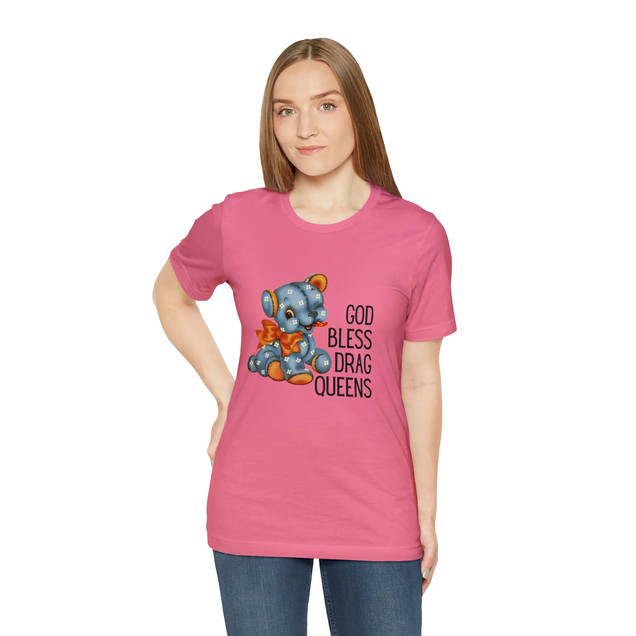 God Bless Drag Queens Jersey Short Sleeve Tee [Multiple Color Options] - Image 174