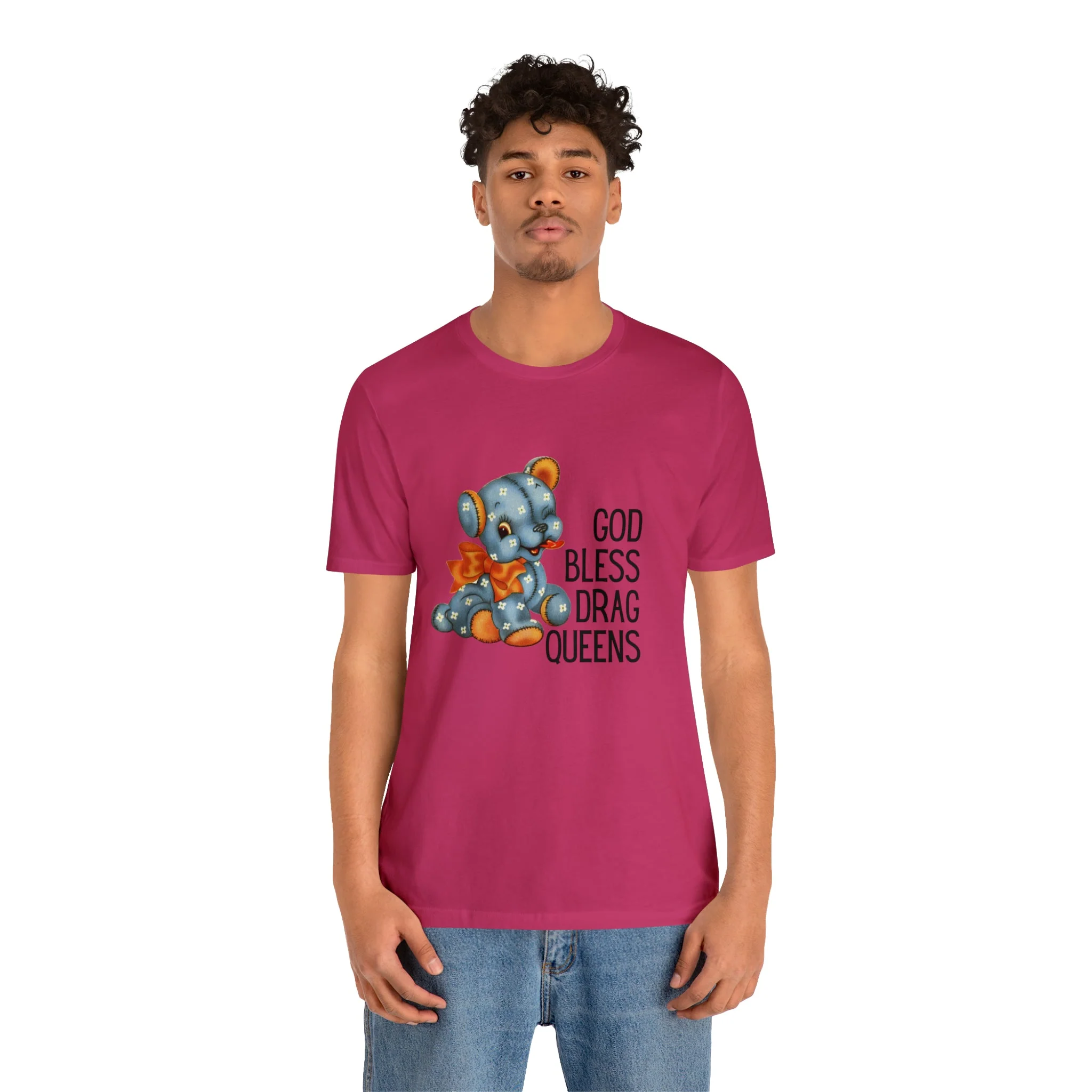 God Bless Drag Queens Jersey Short Sleeve Tee [Multiple Color Options] - Image 19