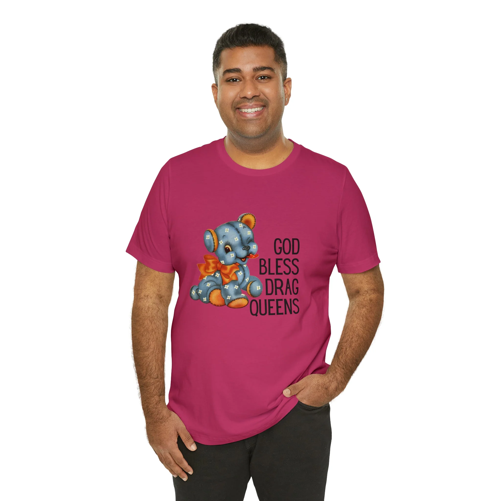 God Bless Drag Queens Jersey Short Sleeve Tee [Multiple Color Options] - Image 23