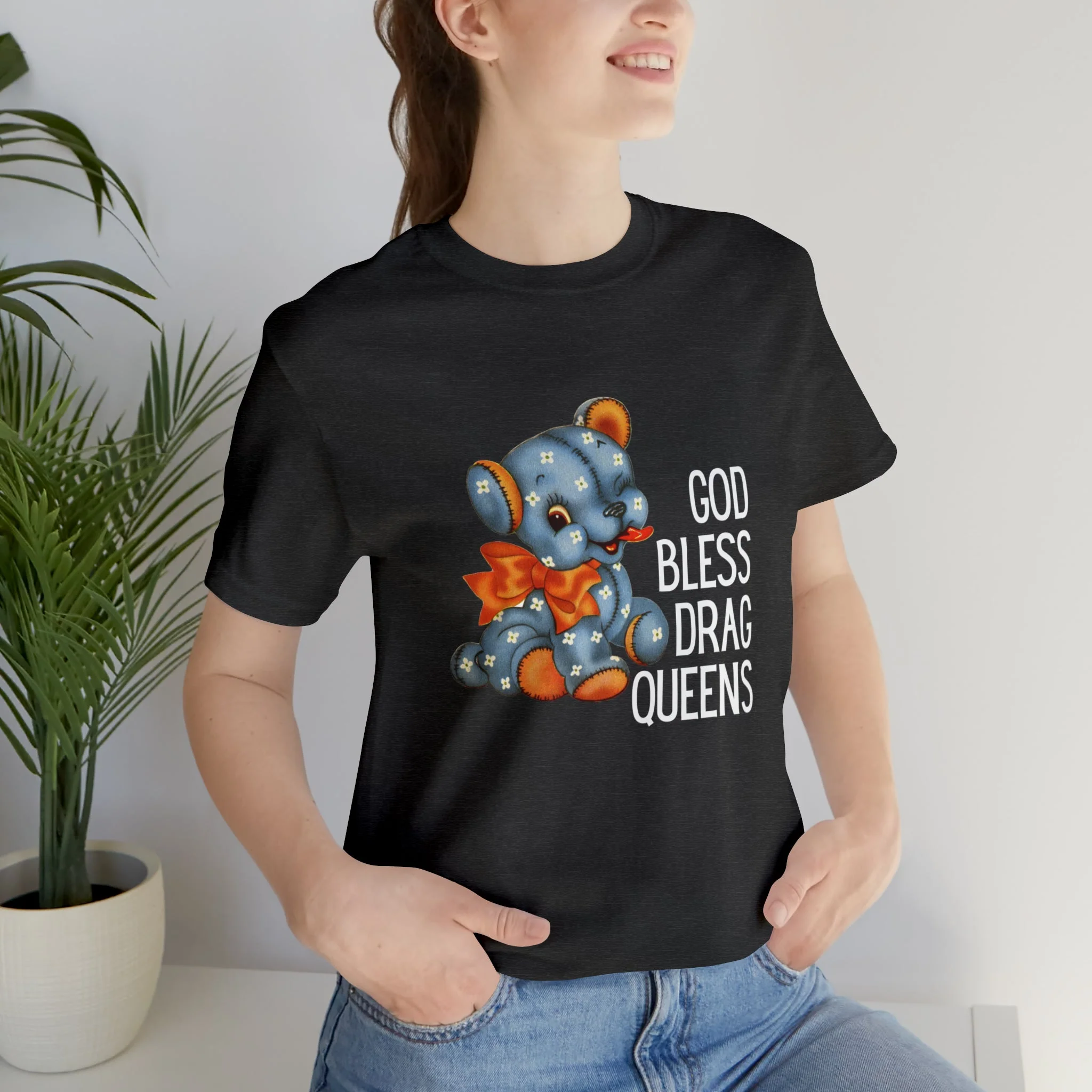 God Bless Drag Queens Jersey Short Sleeve Tee [Multiple Color Options] - Image 3