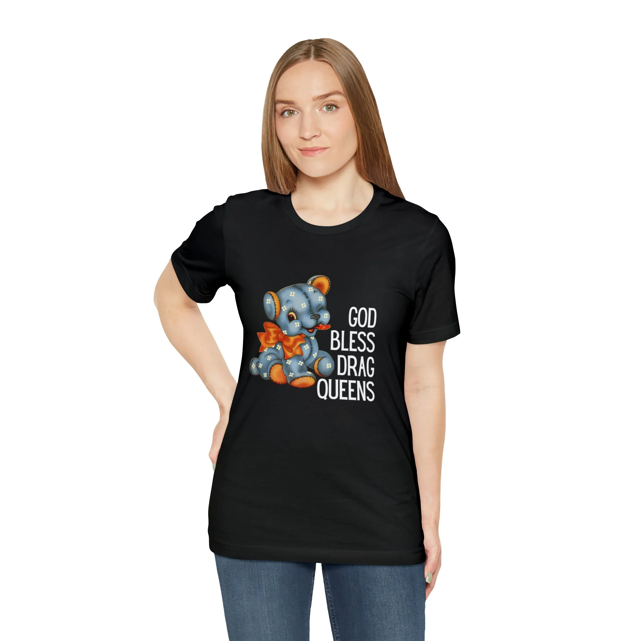 God Bless Drag Queens Jersey Short Sleeve Tee [Multiple Color Options] - Image 31