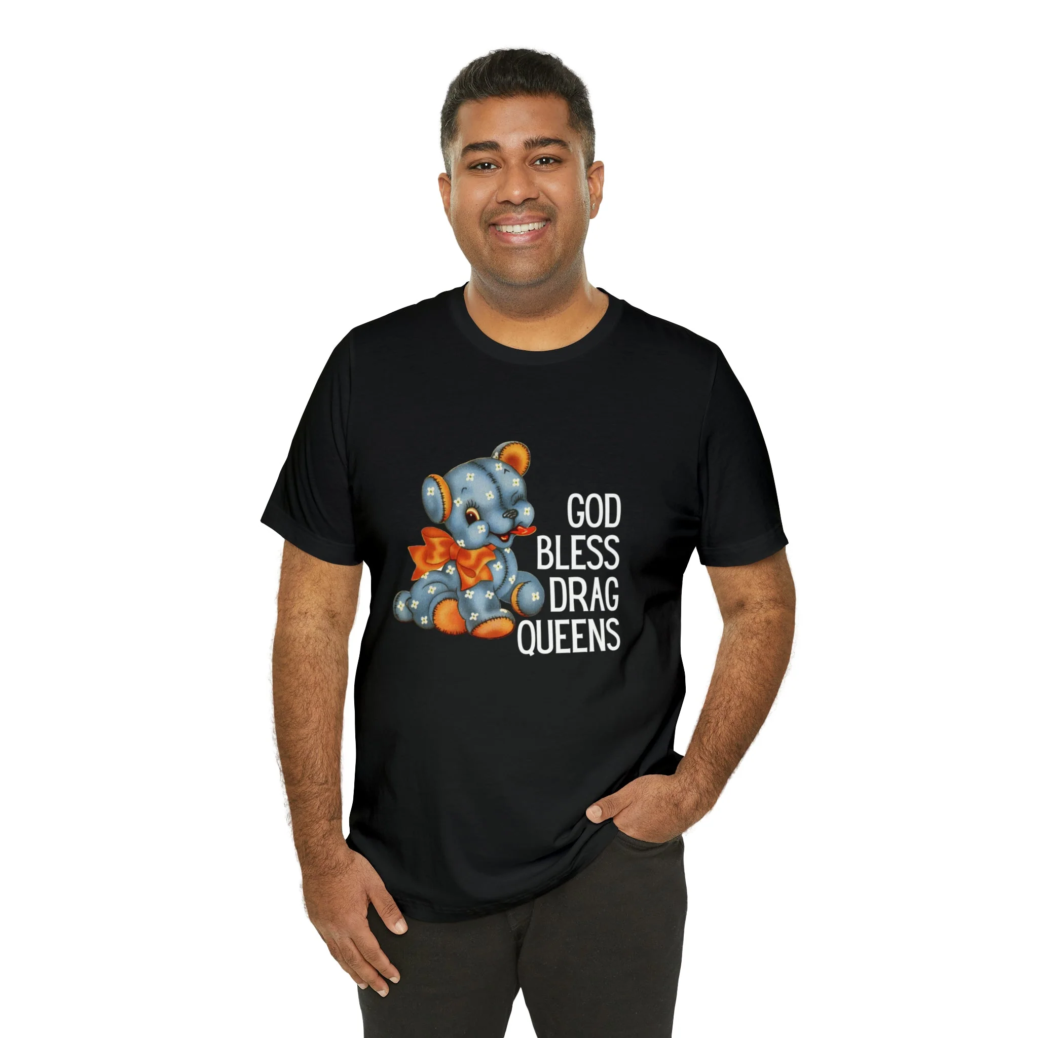 God Bless Drag Queens Jersey Short Sleeve Tee [Multiple Color Options] - Image 34
