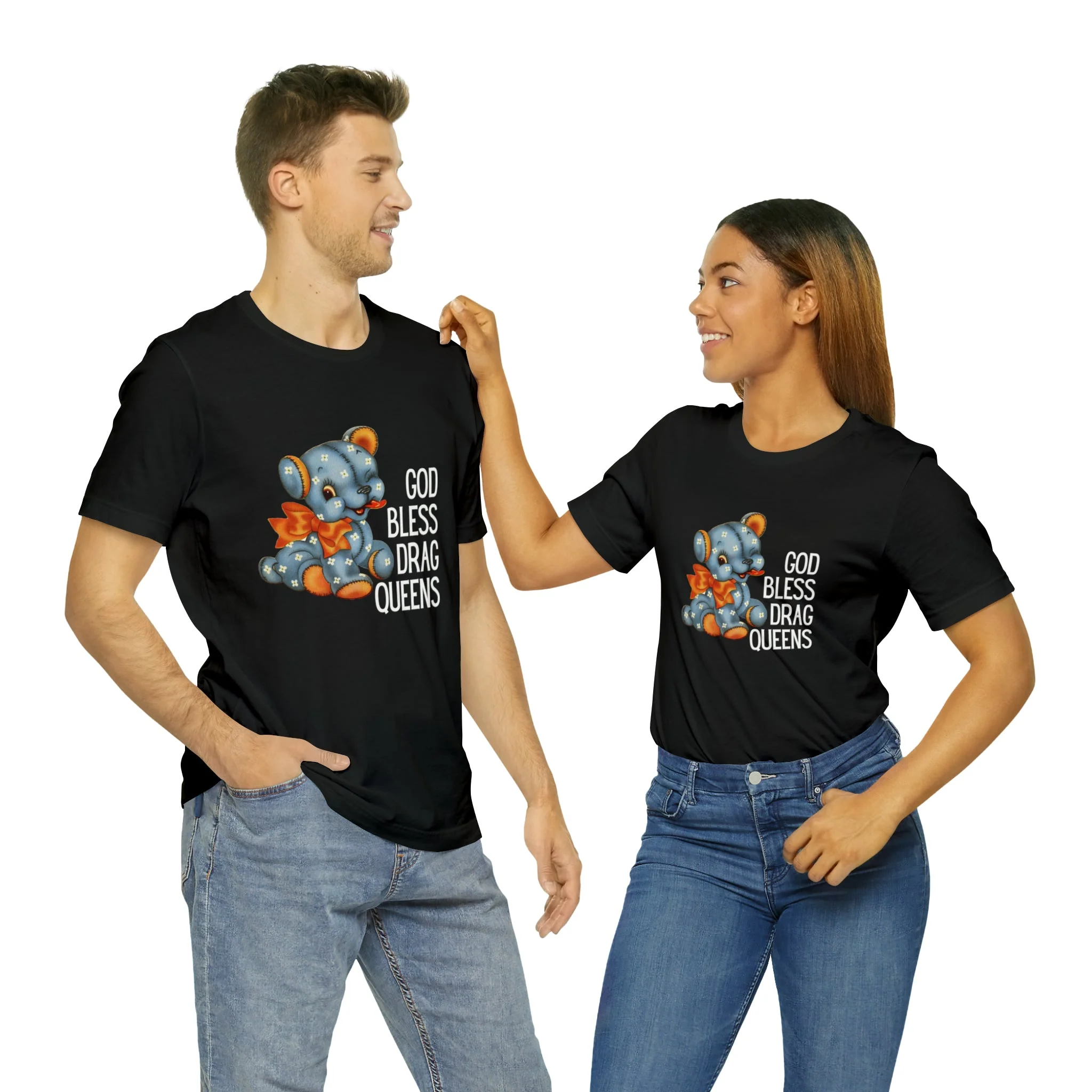 God Bless Drag Queens Jersey Short Sleeve Tee [Multiple Color Options] - Image 35