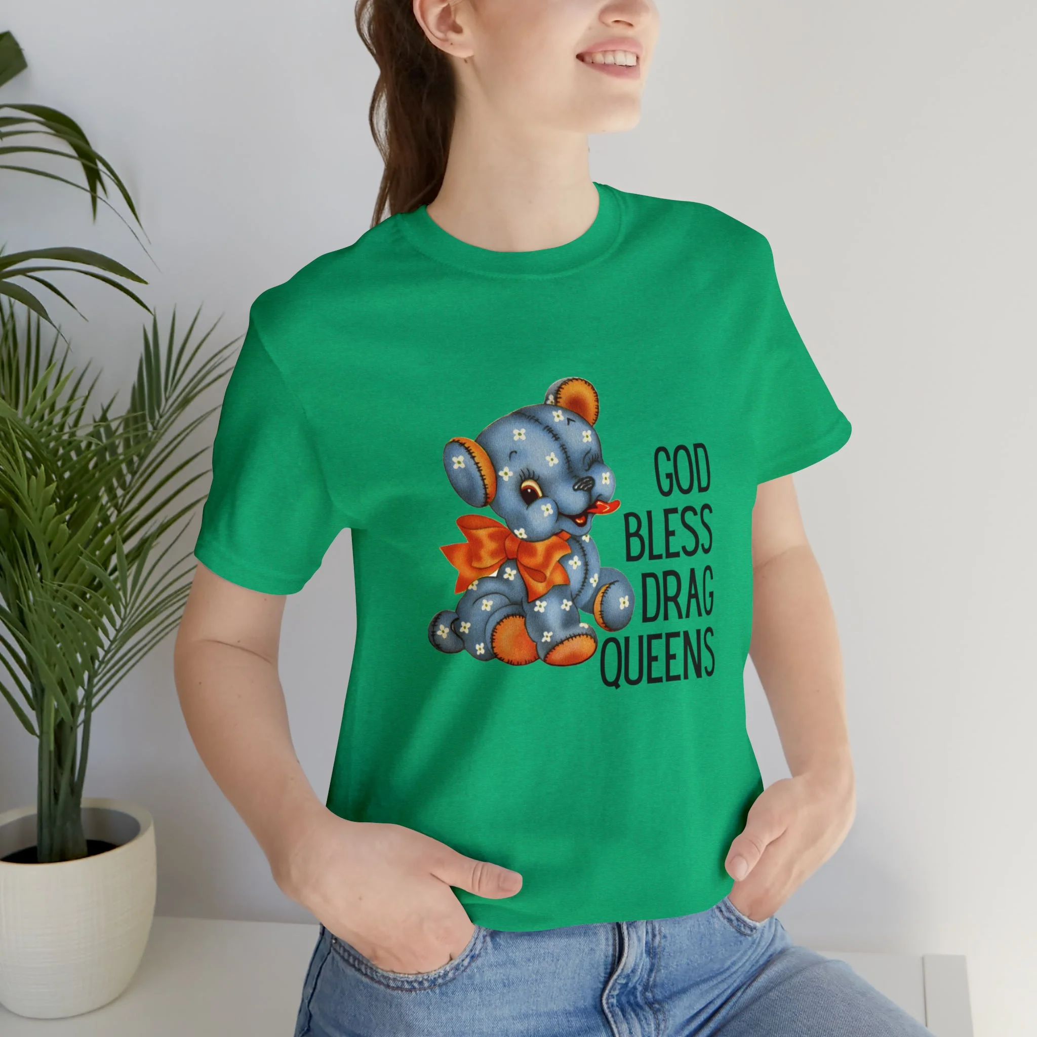 God Bless Drag Queens Jersey Short Sleeve Tee [Multiple Color Options] - Image 4