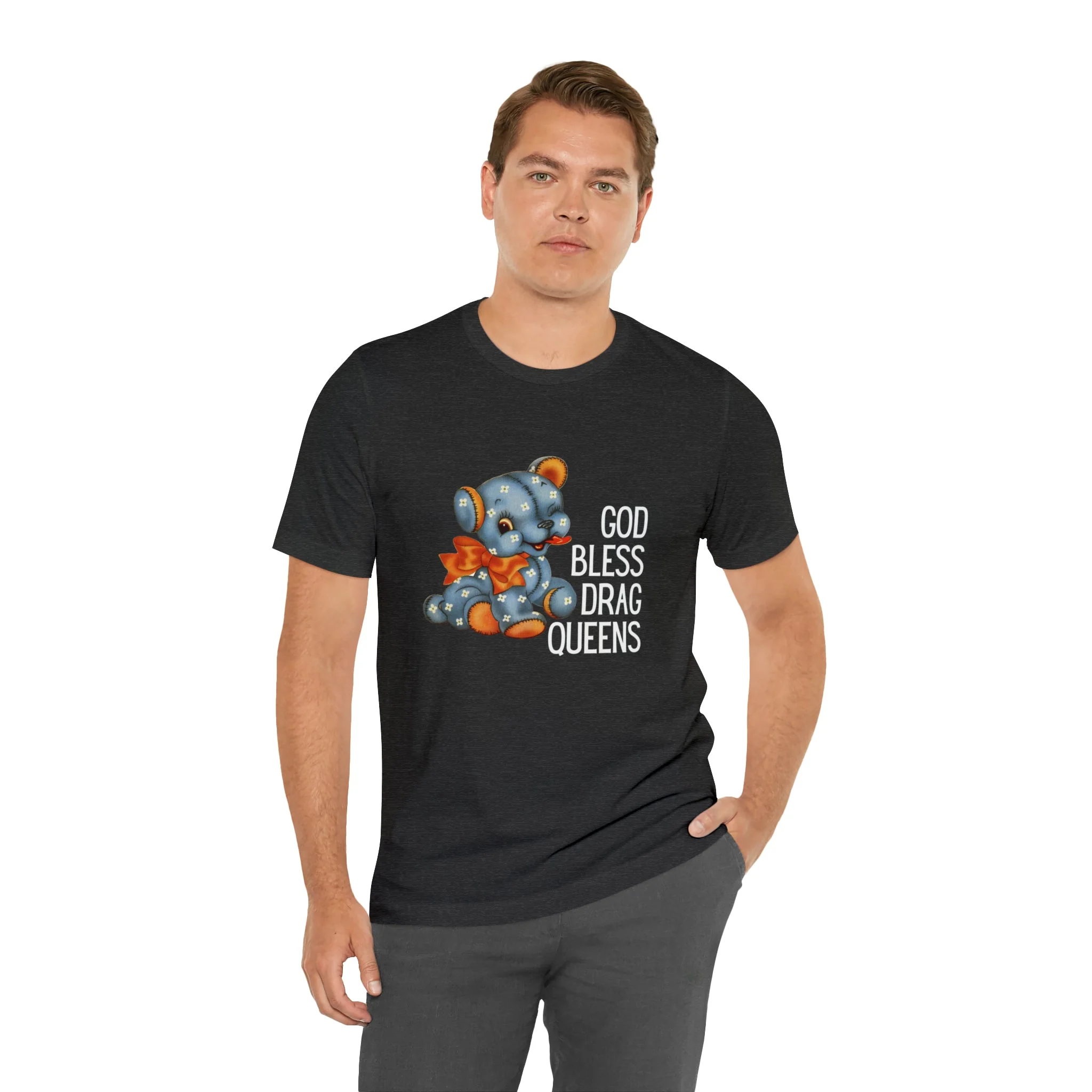 God Bless Drag Queens Jersey Short Sleeve Tee [Multiple Color Options] - Image 43