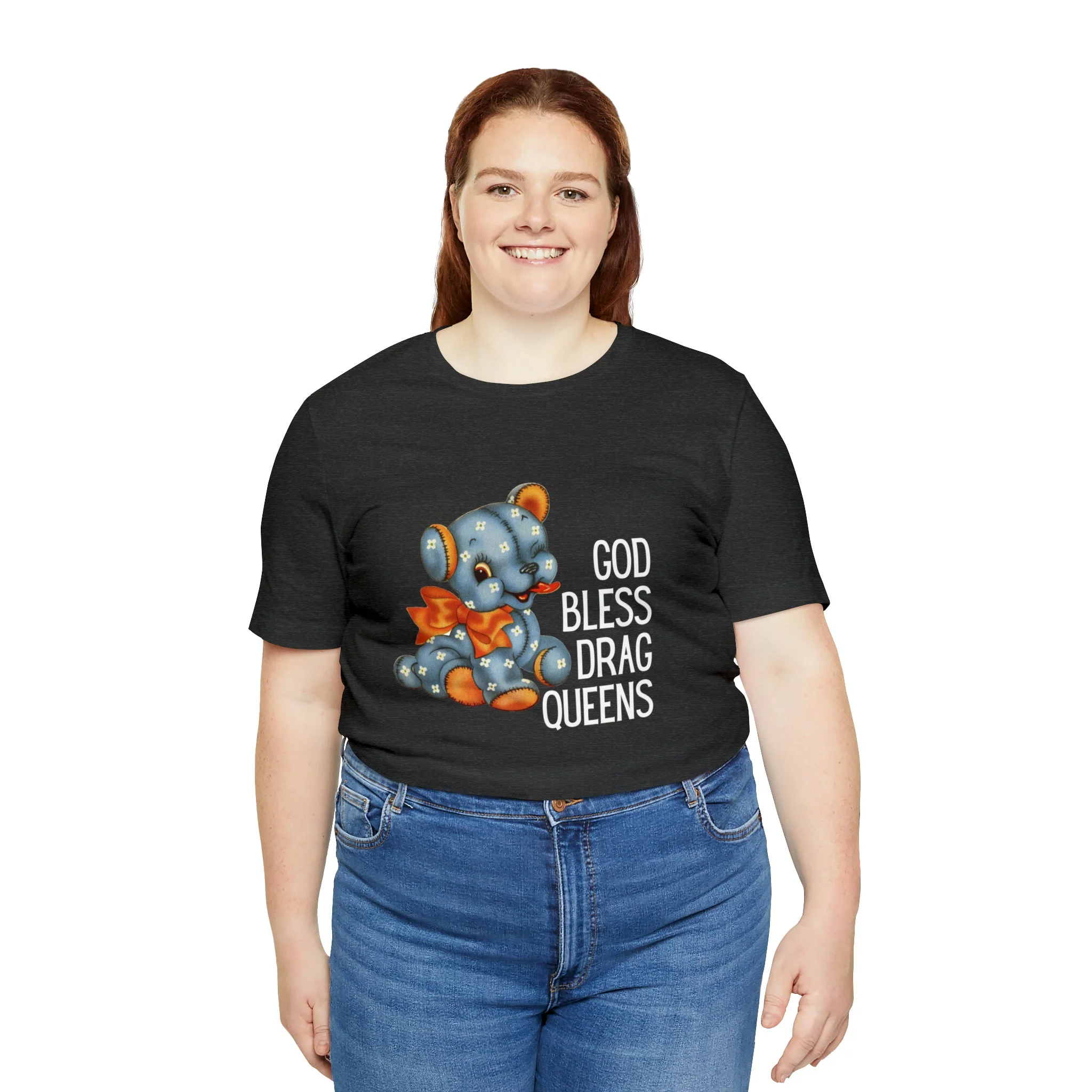 God Bless Drag Queens Jersey Short Sleeve Tee [Multiple Color Options] - Image 44