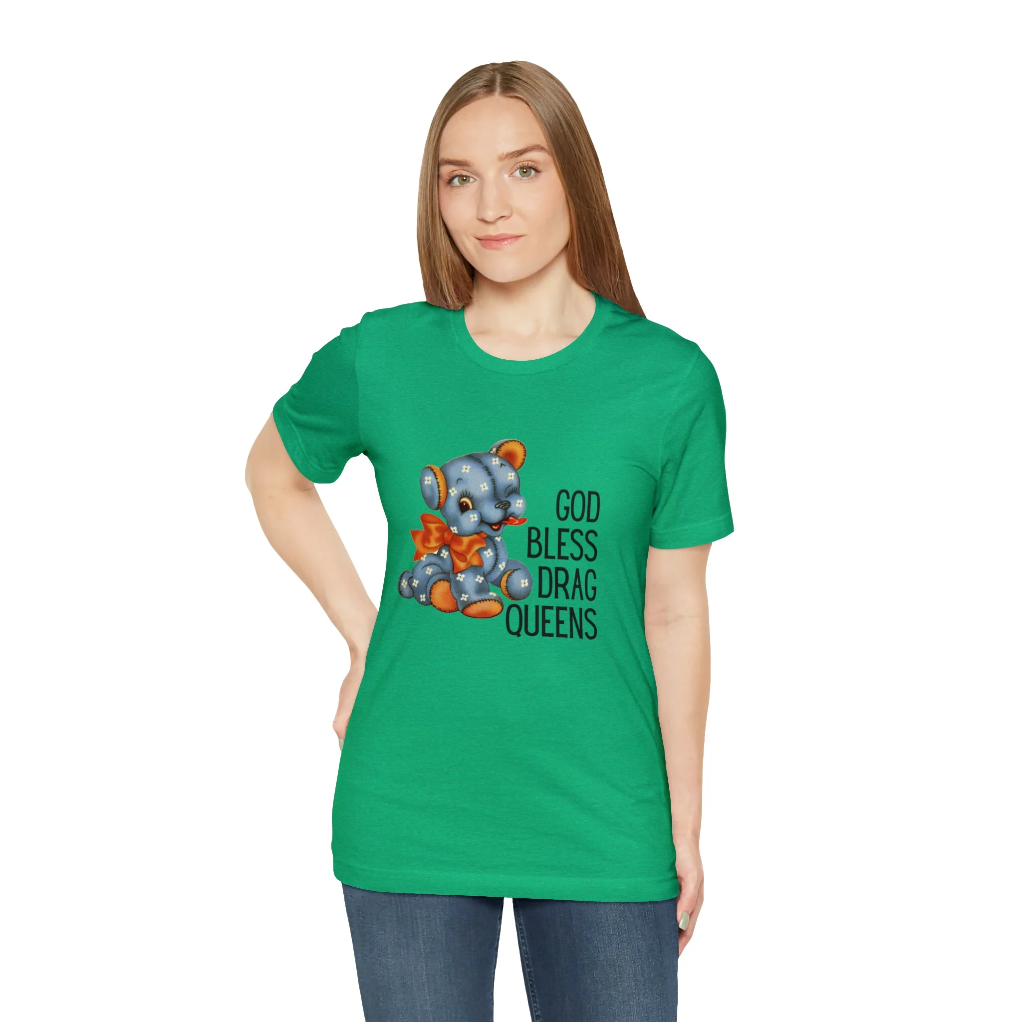 God Bless Drag Queens Jersey Short Sleeve Tee [Multiple Color Options] - Image 53
