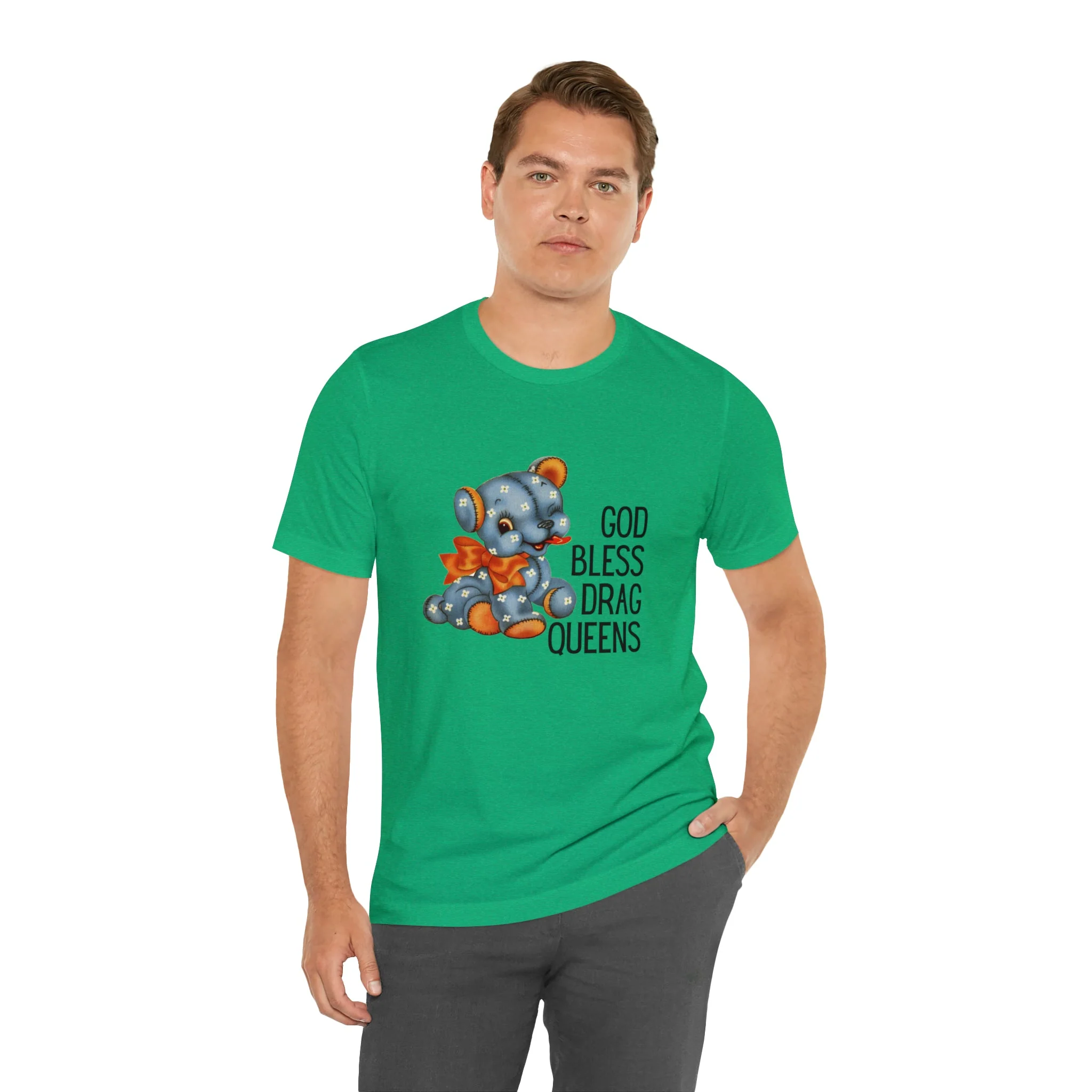 God Bless Drag Queens Jersey Short Sleeve Tee [Multiple Color Options] - Image 54