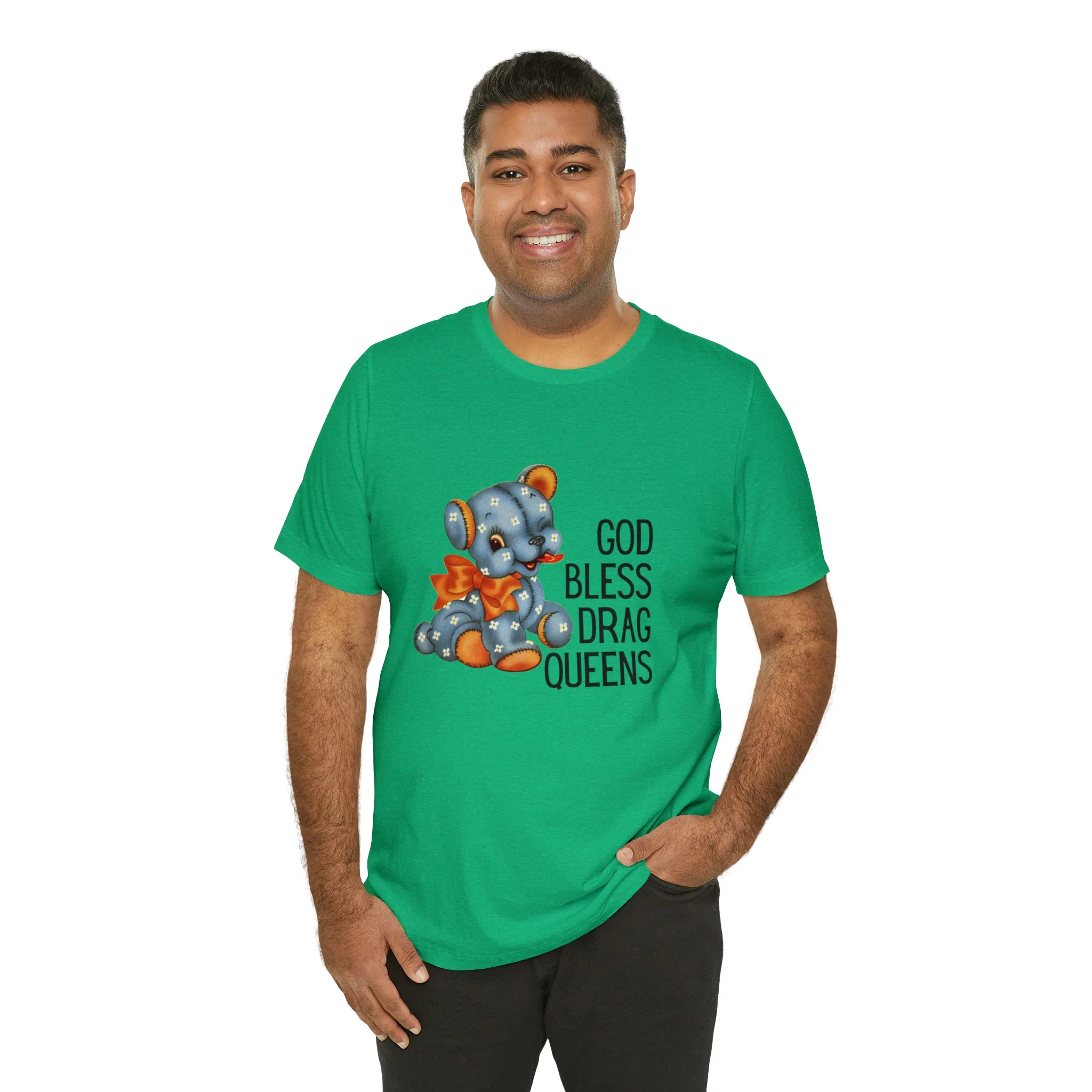 God Bless Drag Queens Jersey Short Sleeve Tee [Multiple Color Options] - Image 56