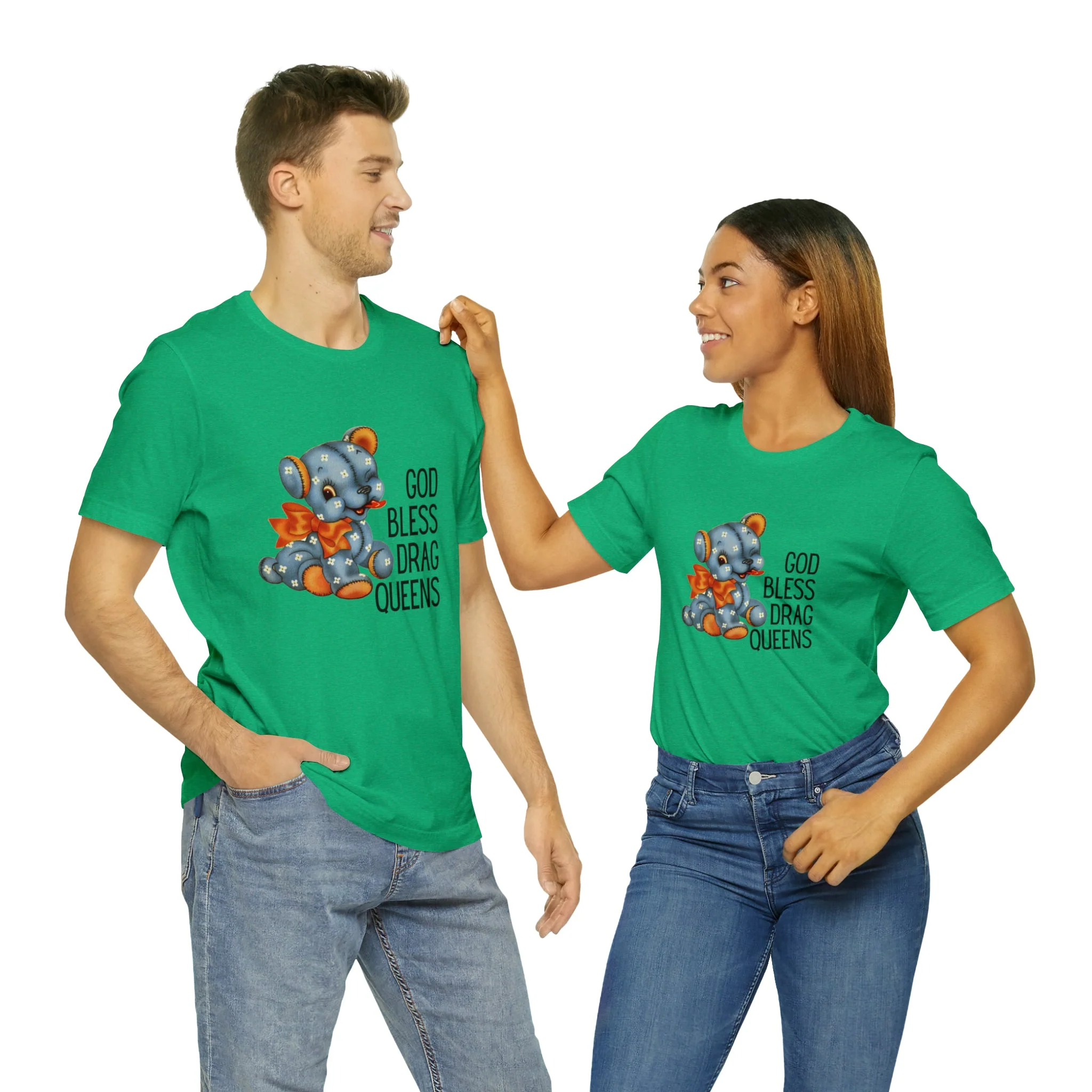 God Bless Drag Queens Jersey Short Sleeve Tee [Multiple Color Options] - Image 57
