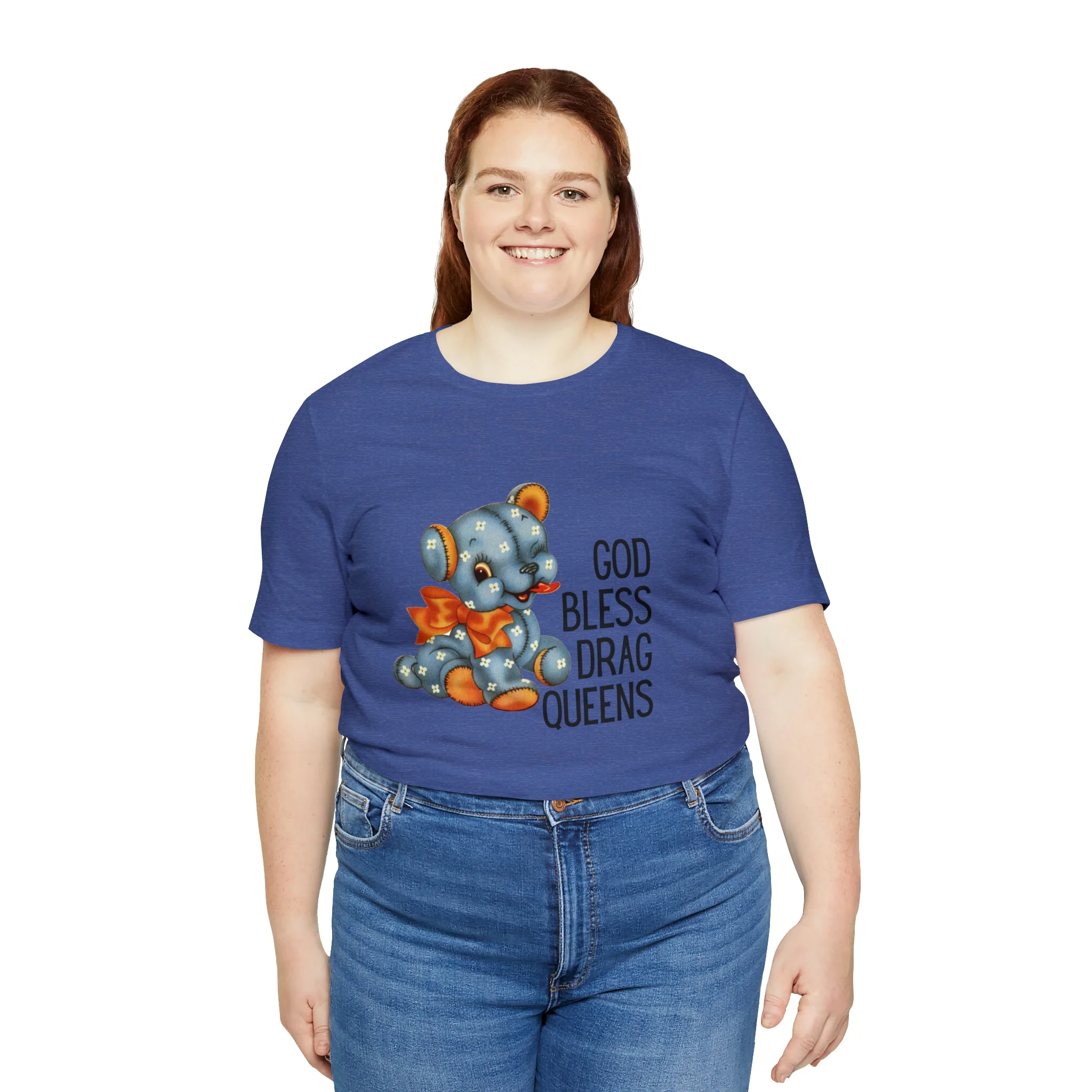 God Bless Drag Queens Jersey Short Sleeve Tee [Multiple Color Options] - Image 66