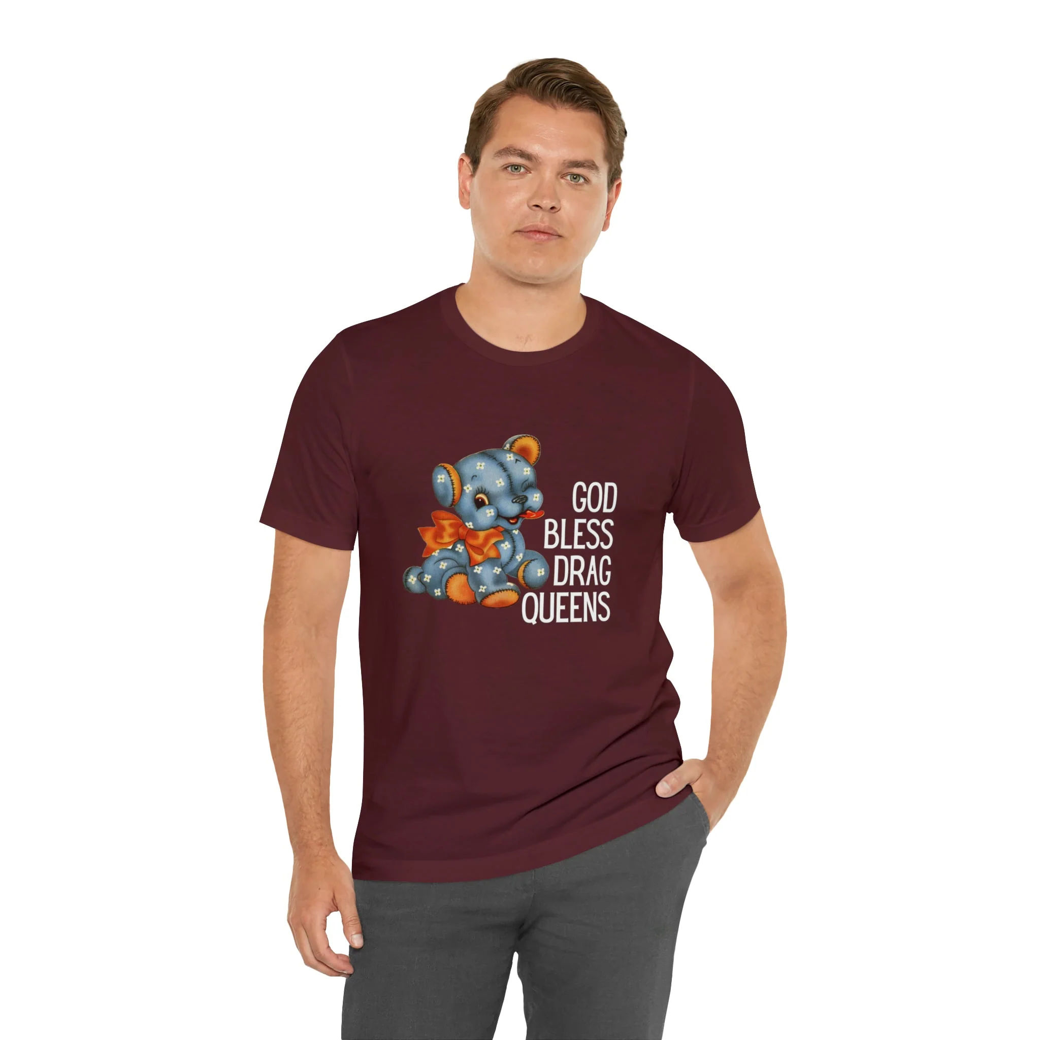 God Bless Drag Queens Jersey Short Sleeve Tee [Multiple Color Options] - Image 76