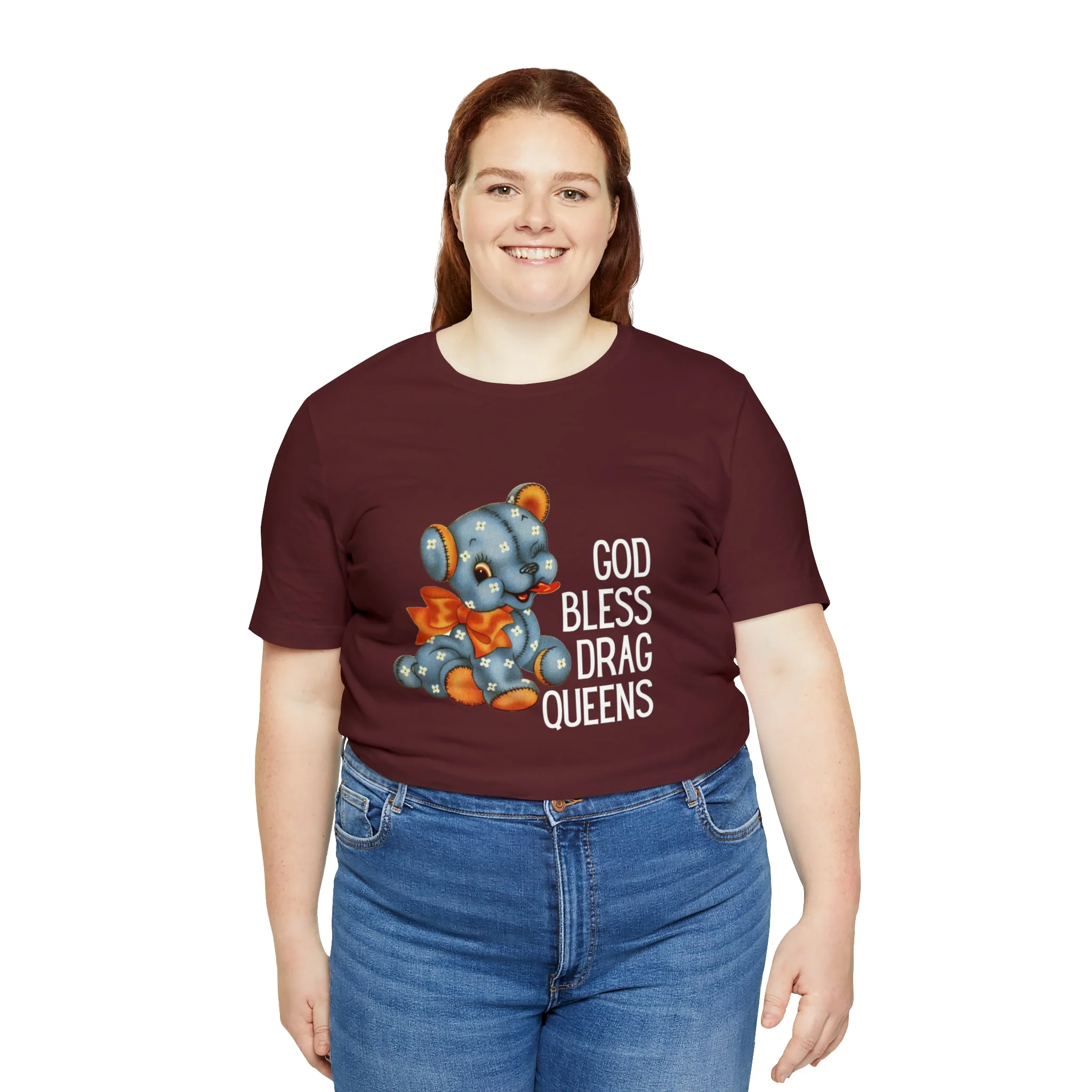 God Bless Drag Queens Jersey Short Sleeve Tee [Multiple Color Options] - Image 77