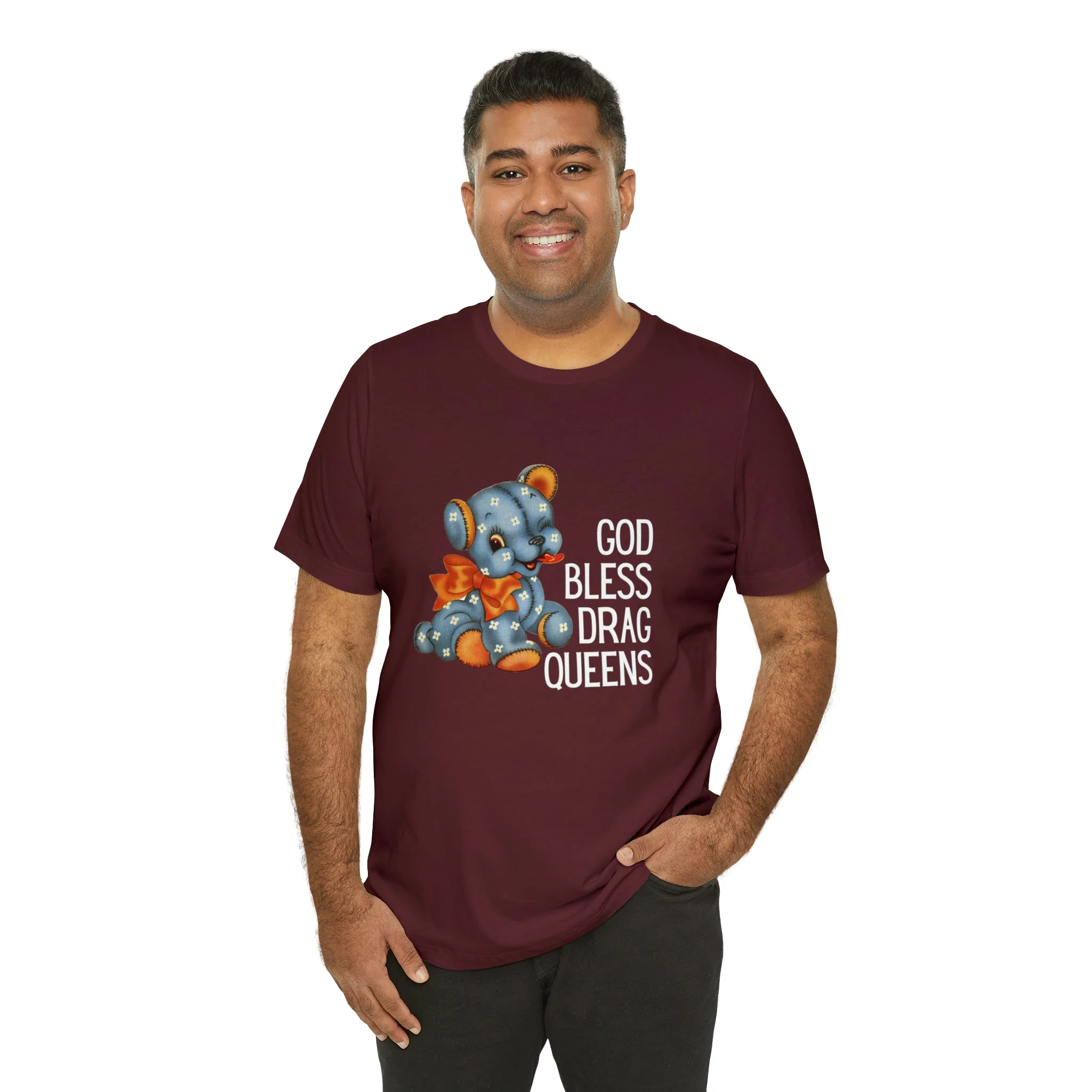 God Bless Drag Queens Jersey Short Sleeve Tee [Multiple Color Options] - Image 78