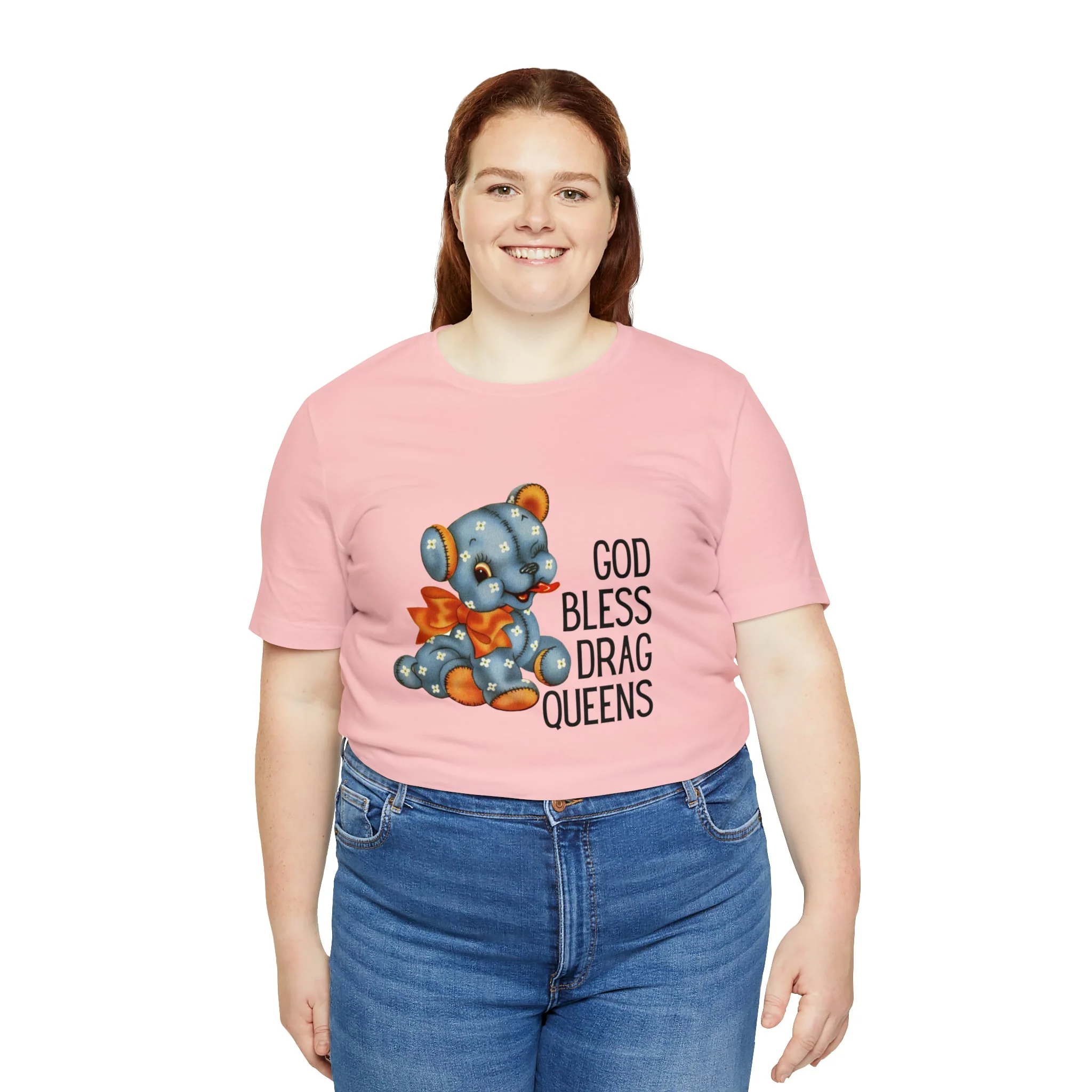 God Bless Drag Queens Jersey Short Sleeve Tee [Multiple Color Options] - Image 88