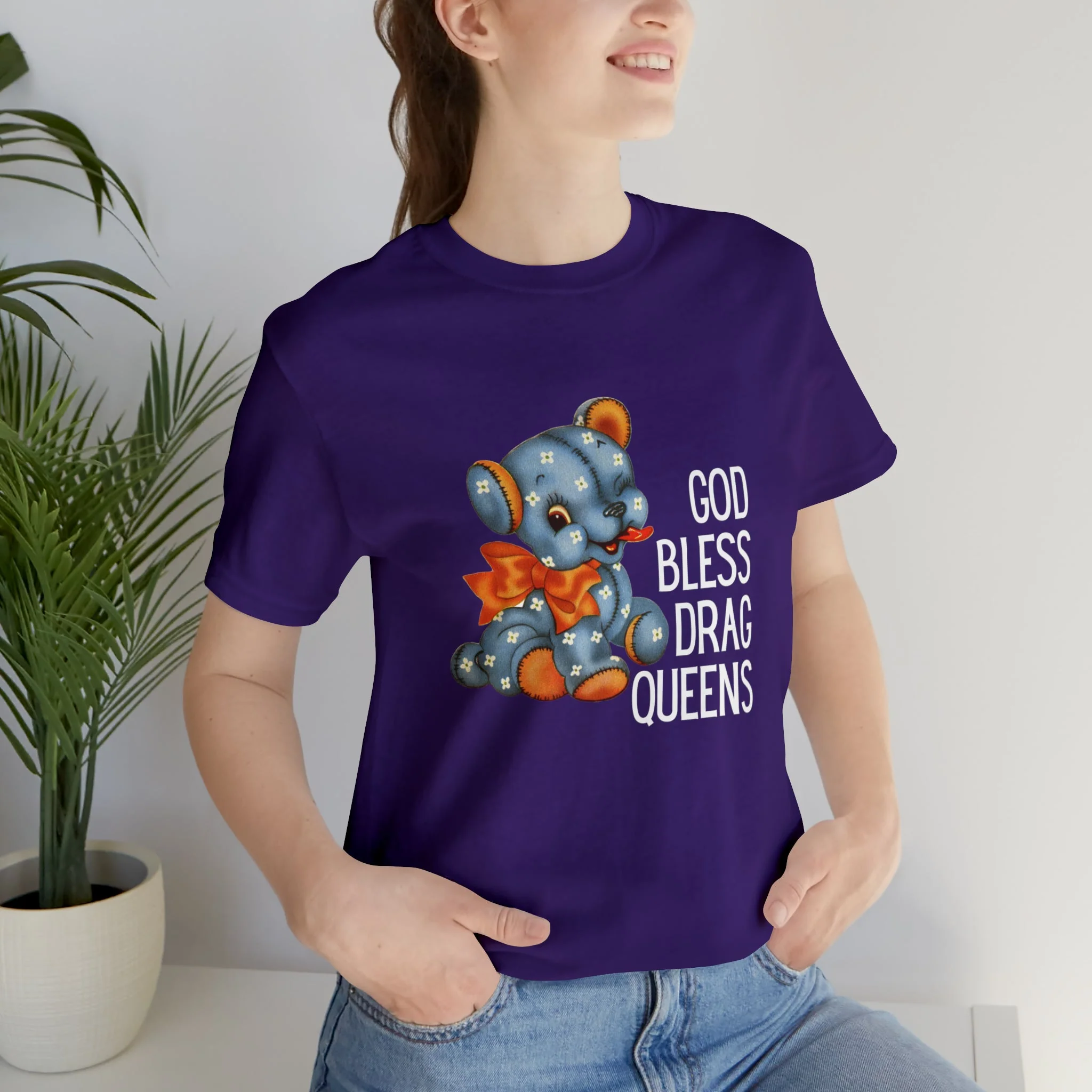 God Bless Drag Queens Jersey Short Sleeve Tee [Multiple Color Options] - Image 9