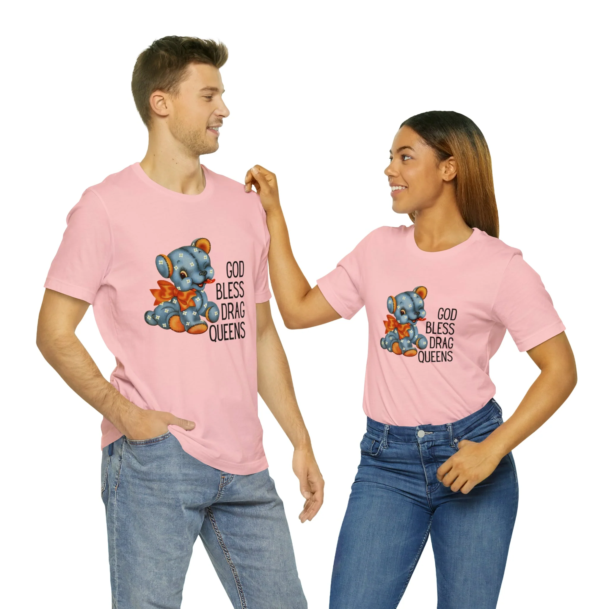 God Bless Drag Queens Jersey Short Sleeve Tee [Multiple Color Options] - Image 90