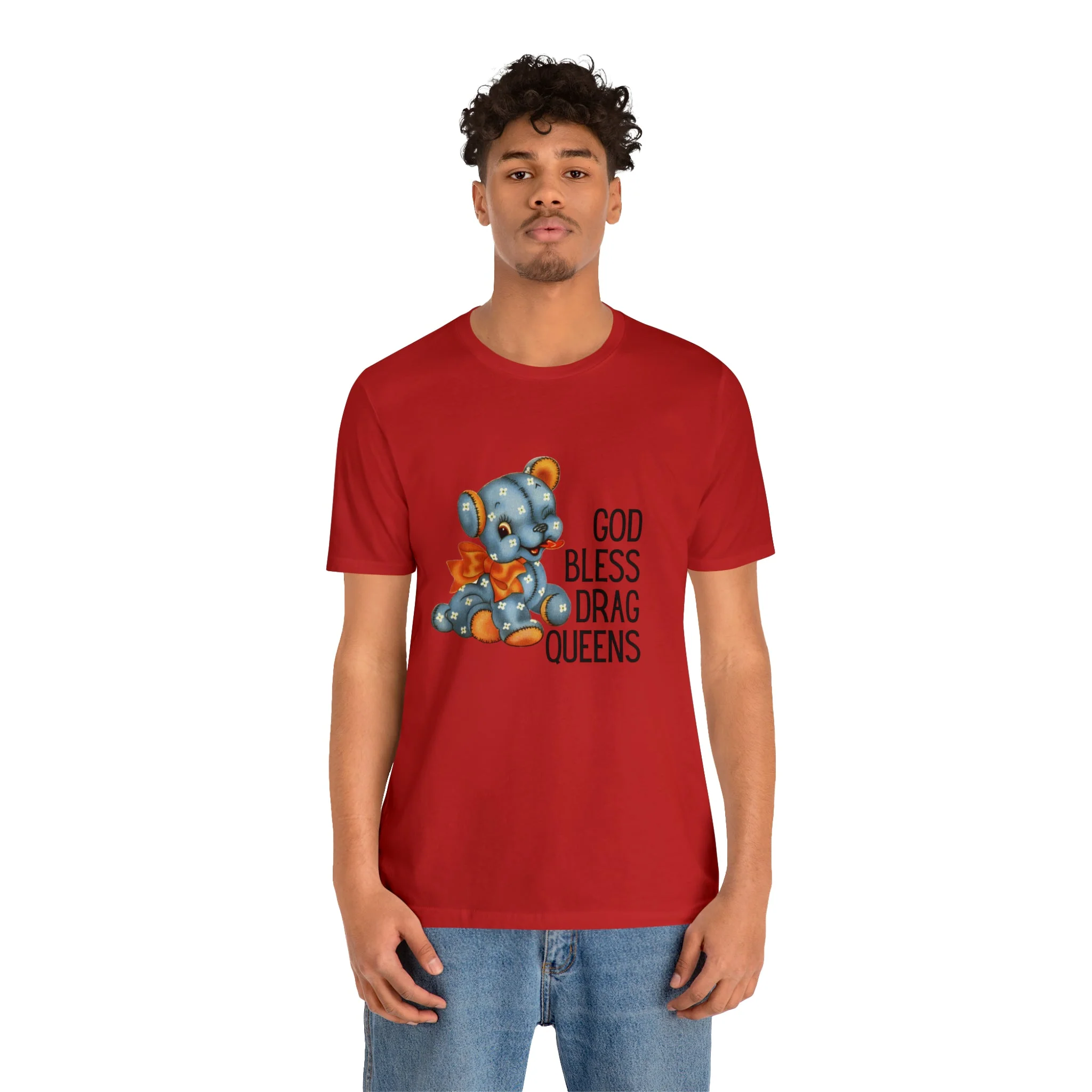 God Bless Drag Queens Jersey Short Sleeve Tee [Multiple Color Options] - Image 96