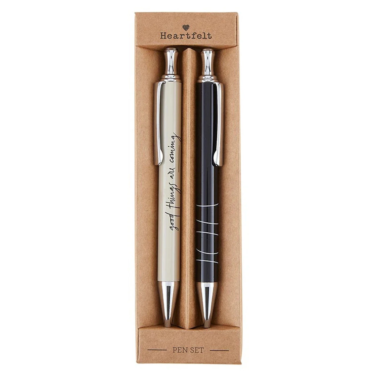 Good Things Are Coming Pen Set | Set of 2 Giftable Pens in Box | Refillable - Image 2