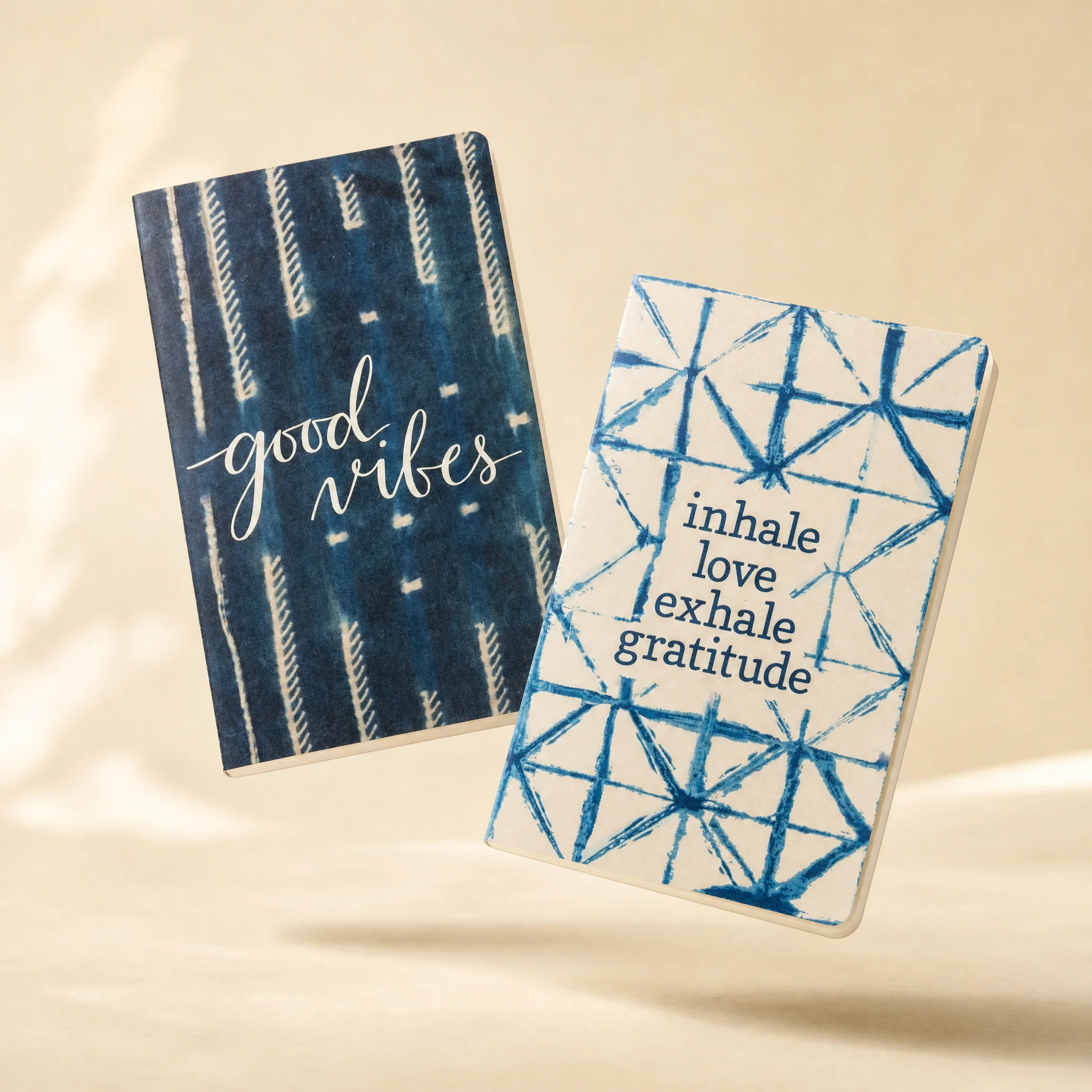 Good Vibes and Inhale Love Exhale Gratitude Notebook Set