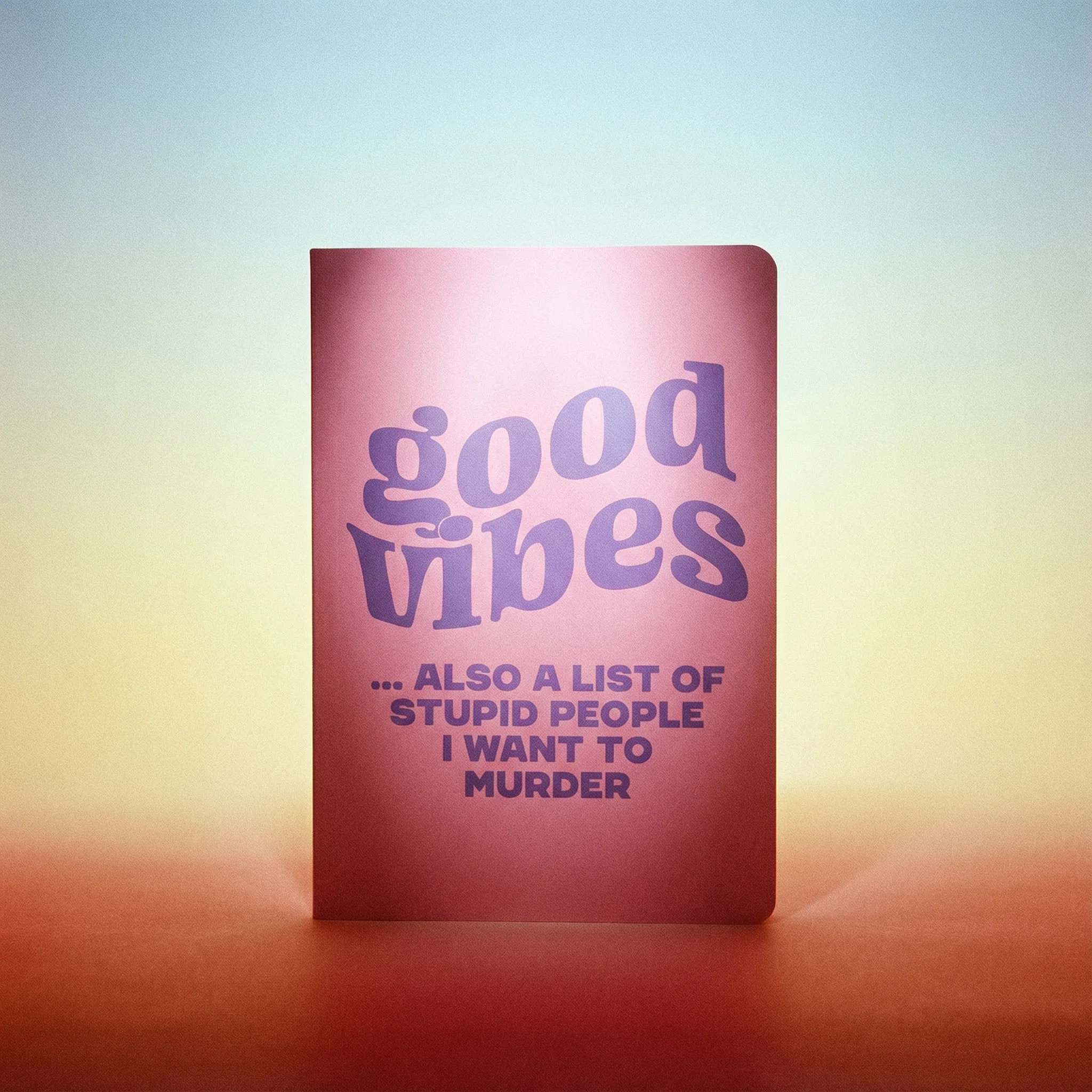Good Vibes + Stupid People Mini Pocket Journal | Mini Notebook | 40 Pages - Image 6