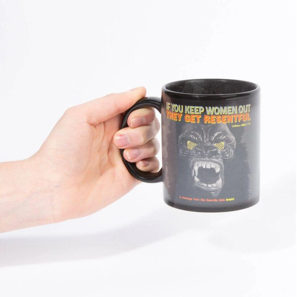 If You Keep Women Out, They Get Resentful | Guerrilla Girls Magic Mug - Image 3