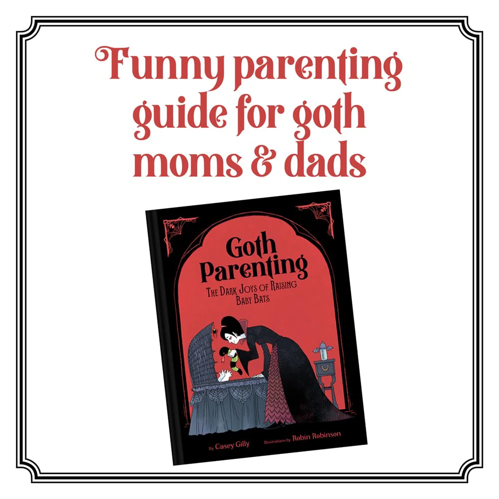 Goth Parenting Book - The Dark Joys of Raising Baby Bats | Illustrated Humor Parenthood Book - Image 3