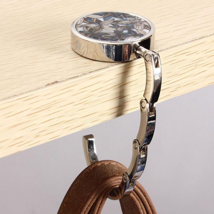 Graphic Purse Hanger Handbag Hook in Silver (9 options) - Image 10