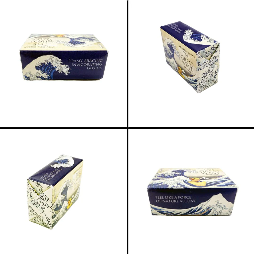 Great Wave Mini Bath Soap in Cucumber Olive Oil Scent | Body Bar Cleanser | 2 oz. - Image 6