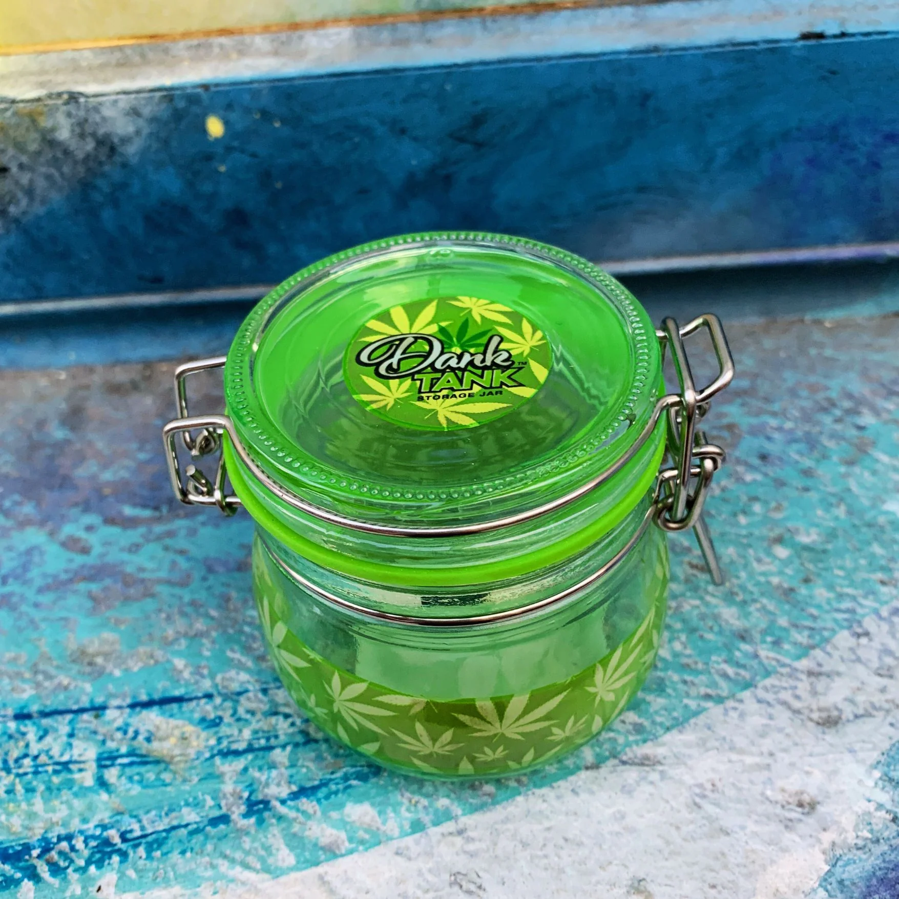Green Leaf Dank Tank | Airtight Glass Storage Jar - Image 10