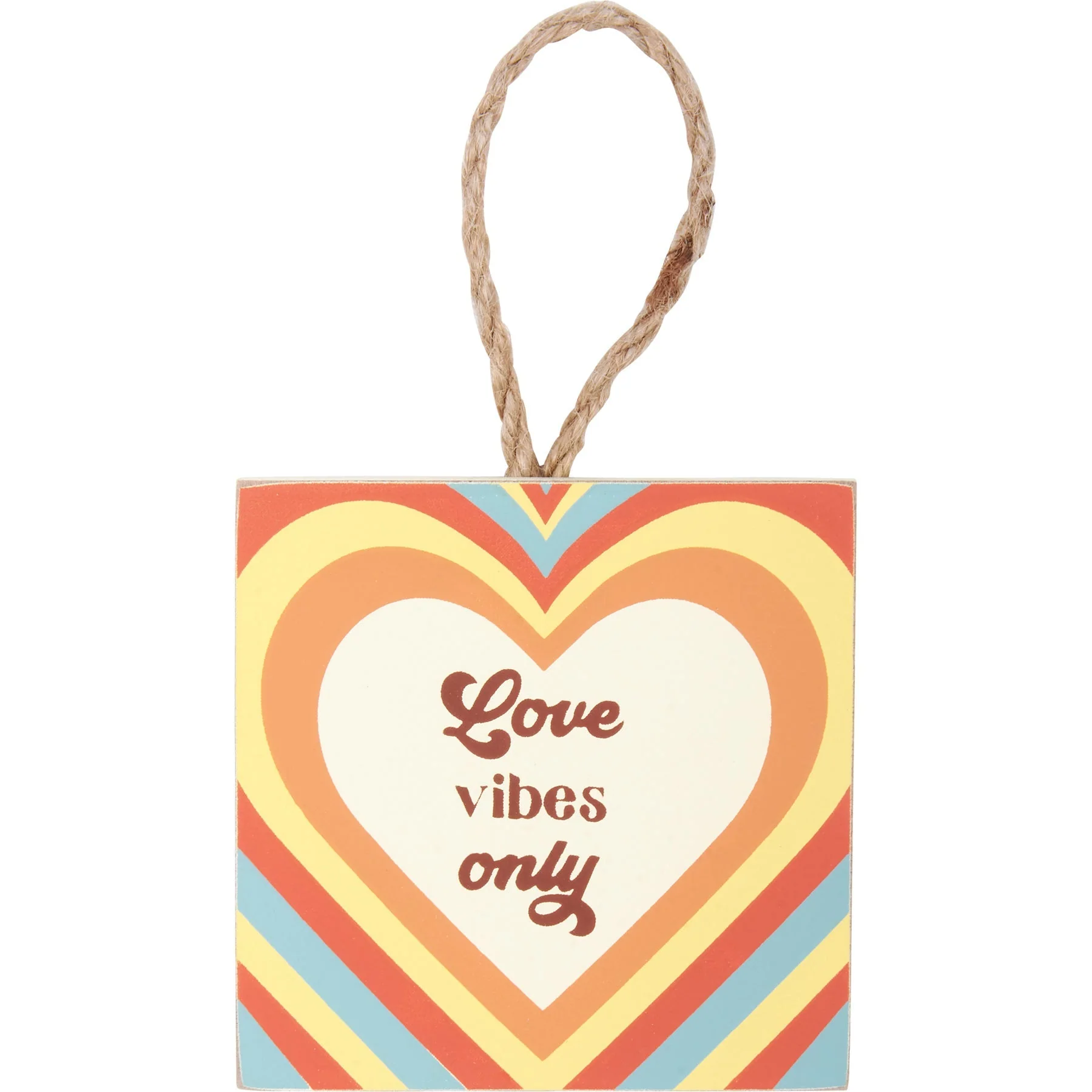 Groovy Self-Hanging Mini Art Prints | 3 Piece Wooden Display | Love Themed - Image 4