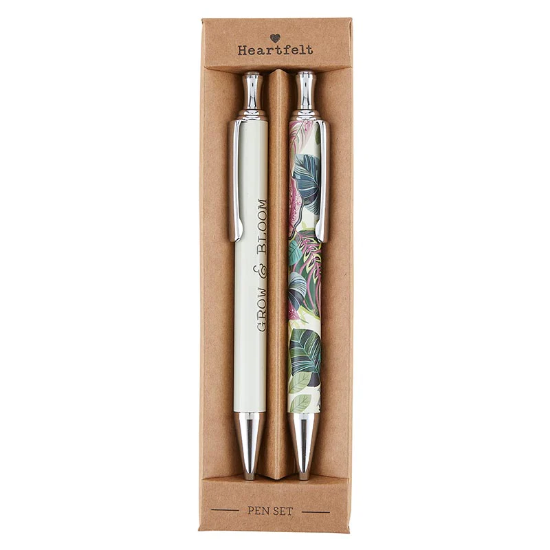 Grow & Bloom Pen Set of 2 | Giftable Pens in Box | Refillable - Image 2