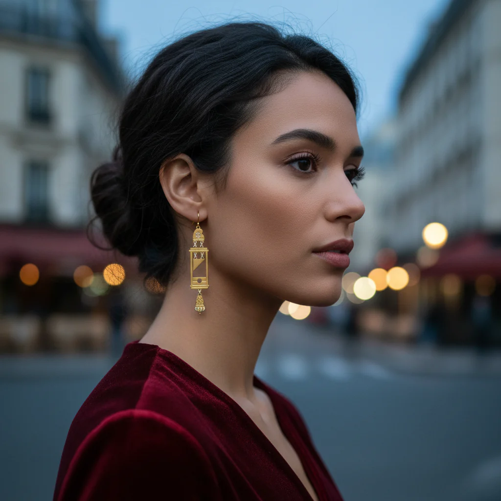 Guillotine Earrings | Featuring the Heads of Louis 16th and Marie Antoinette | Gold or Silver - Image 14