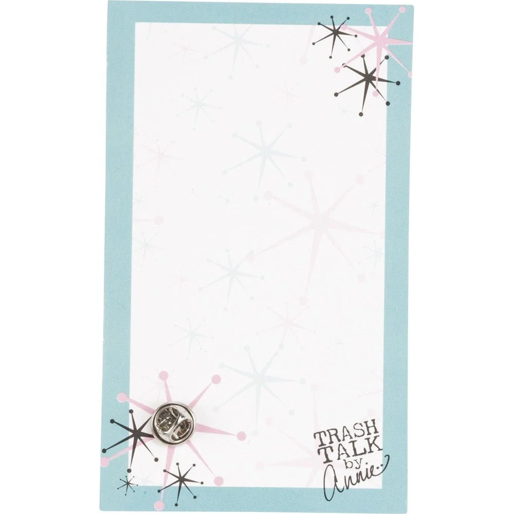 Guilty As Charged Pink and Mint Enamel Pin on Gift Card - Image 9
