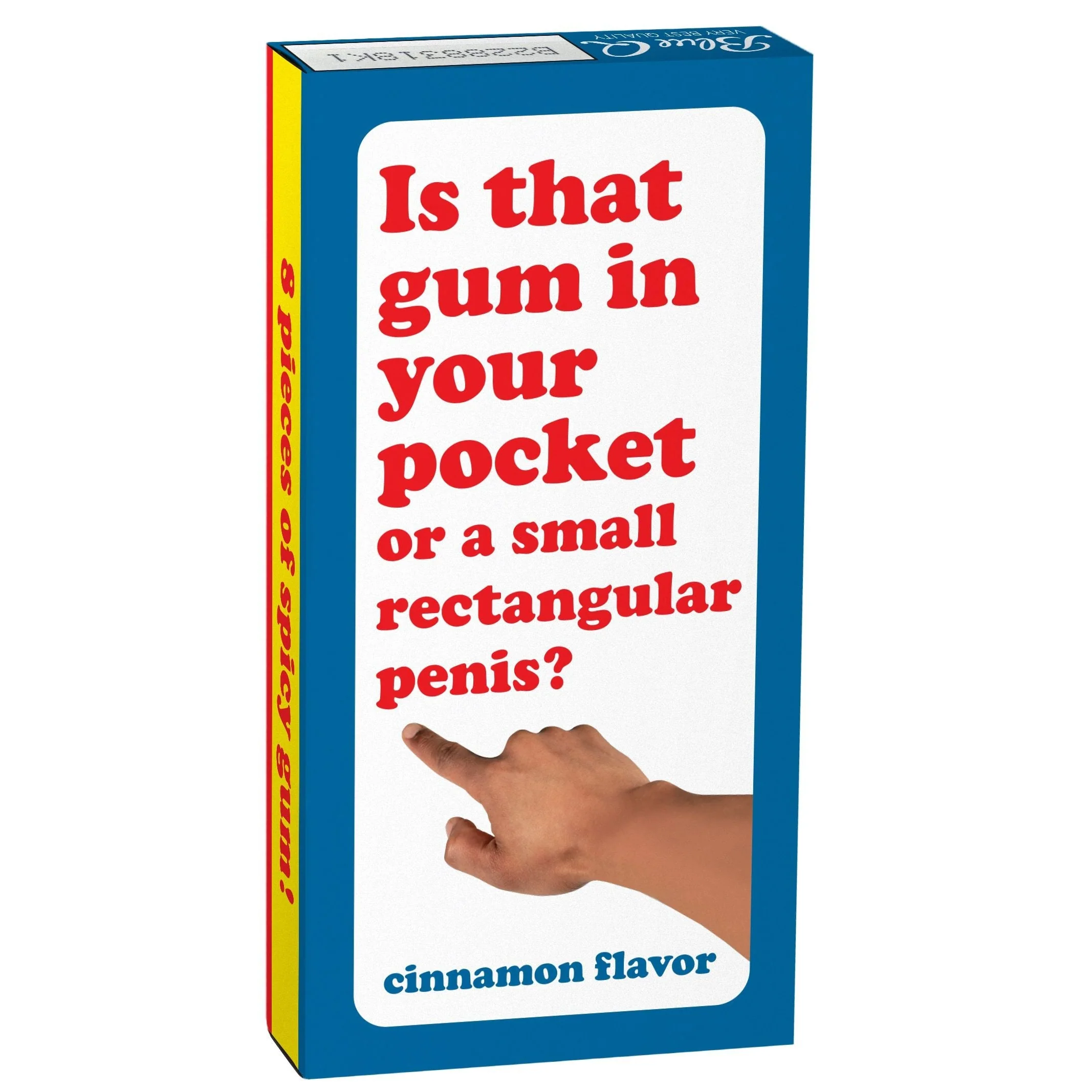 Gum In Your Pocket Gum | Funny Cinnamon Flavored Candy | BlueQ at GetBullish