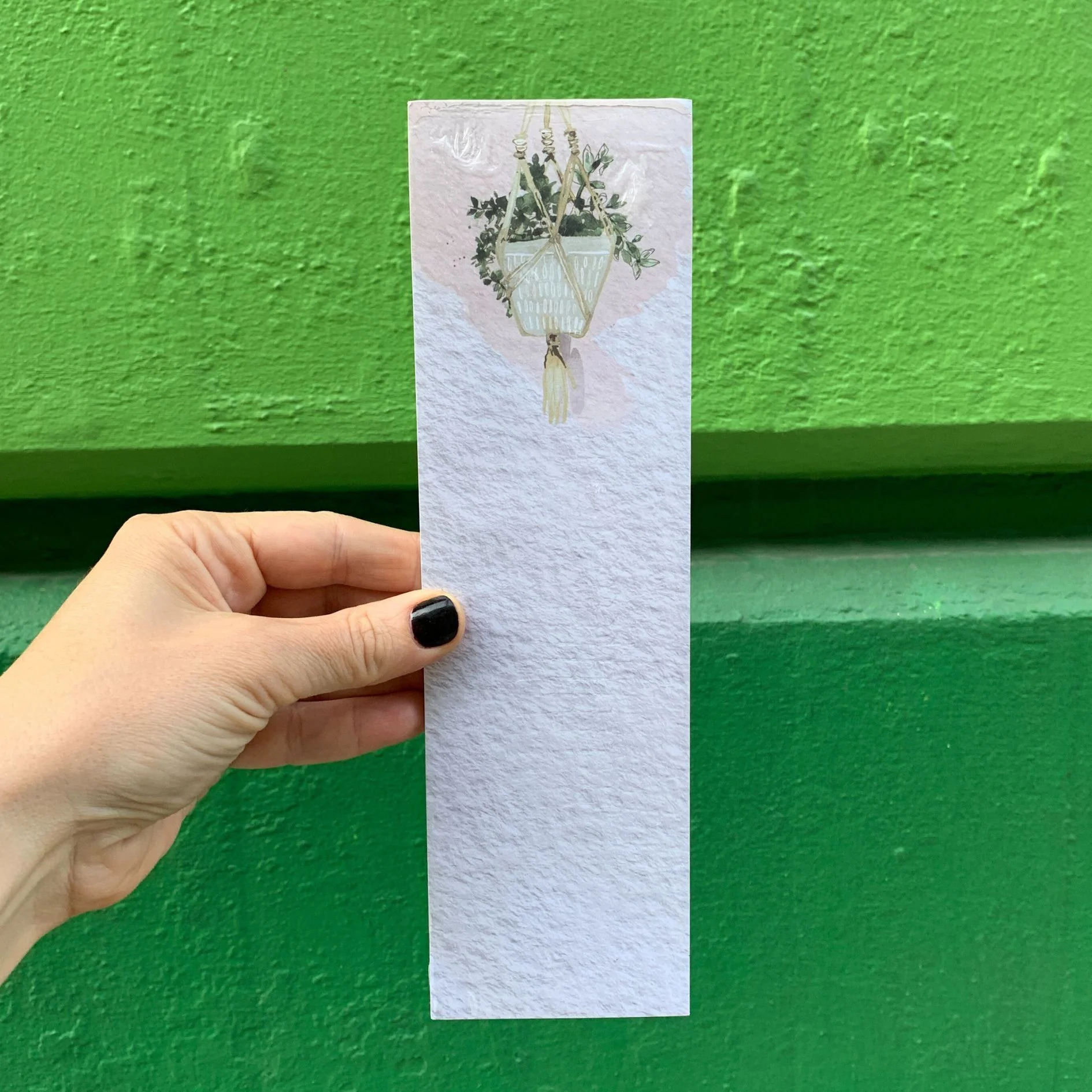 Hanging Plant List Notepad | 9.5" x 2.75" | Holds to Fridge with Strong Magnet - Image 6