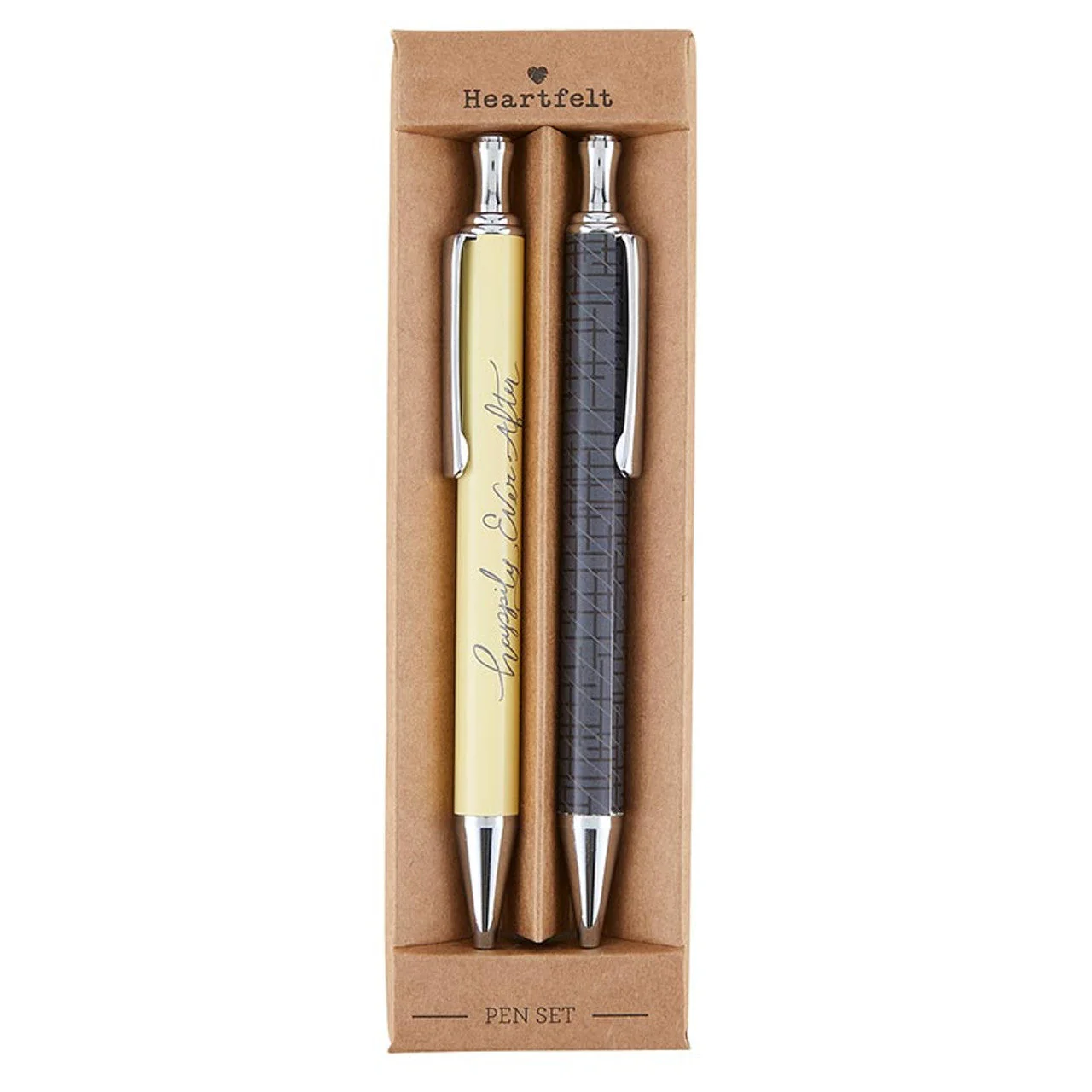 Happily Every After Pen Set | Set of 2 Giftable Wedding Pens in Box | Refillable - Image 2
