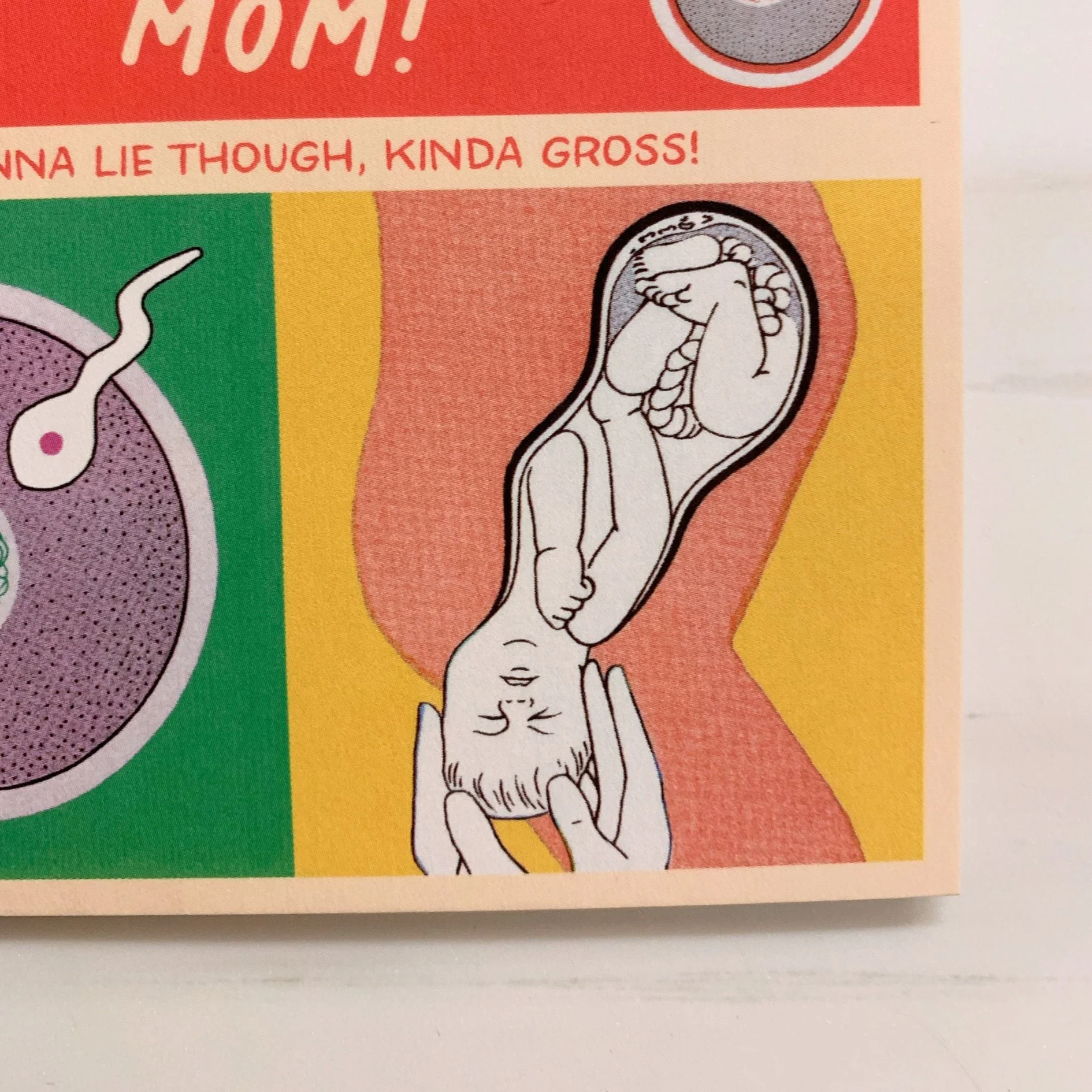 Happy Mother's Day Thanks Mom Kinda Gross Medical Diagram Greeting Card - Image 3