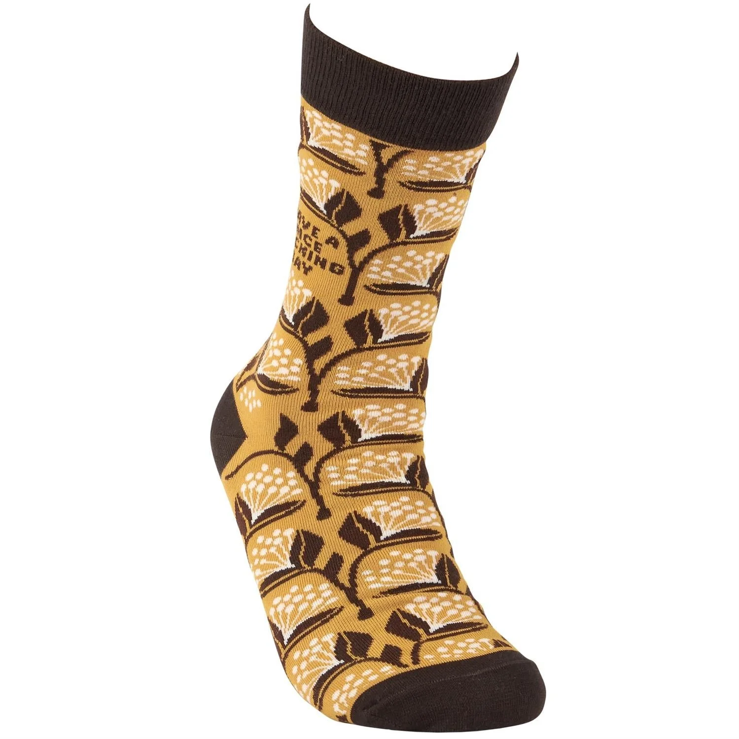 Have A Nice Fucking Day Socks | Floral Pattern - Image 4