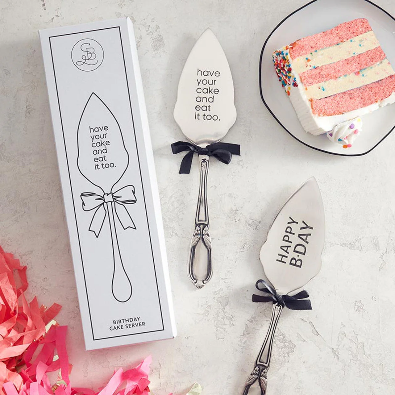 Have Your Cake Birthday Stainless Steel Cake Server | Pie Lifter Spatula - Image 4
