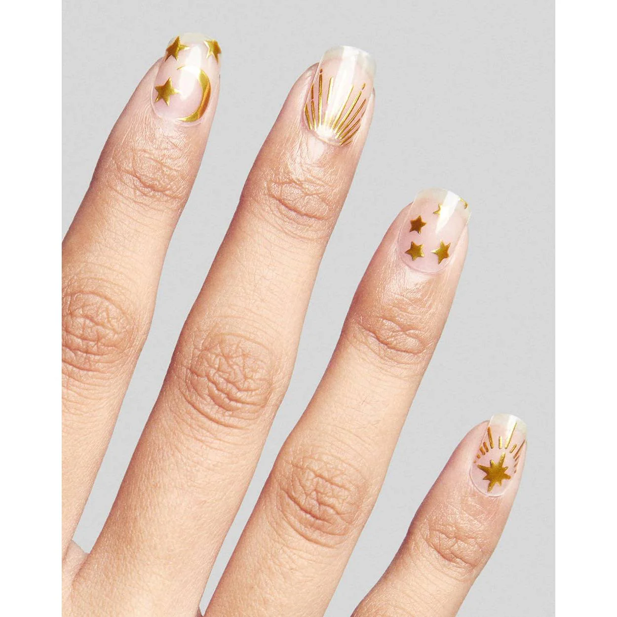 Heavenly Bodies Nail Art Strips | Easy-to-apply Nail Stickers Wraps - Image 2